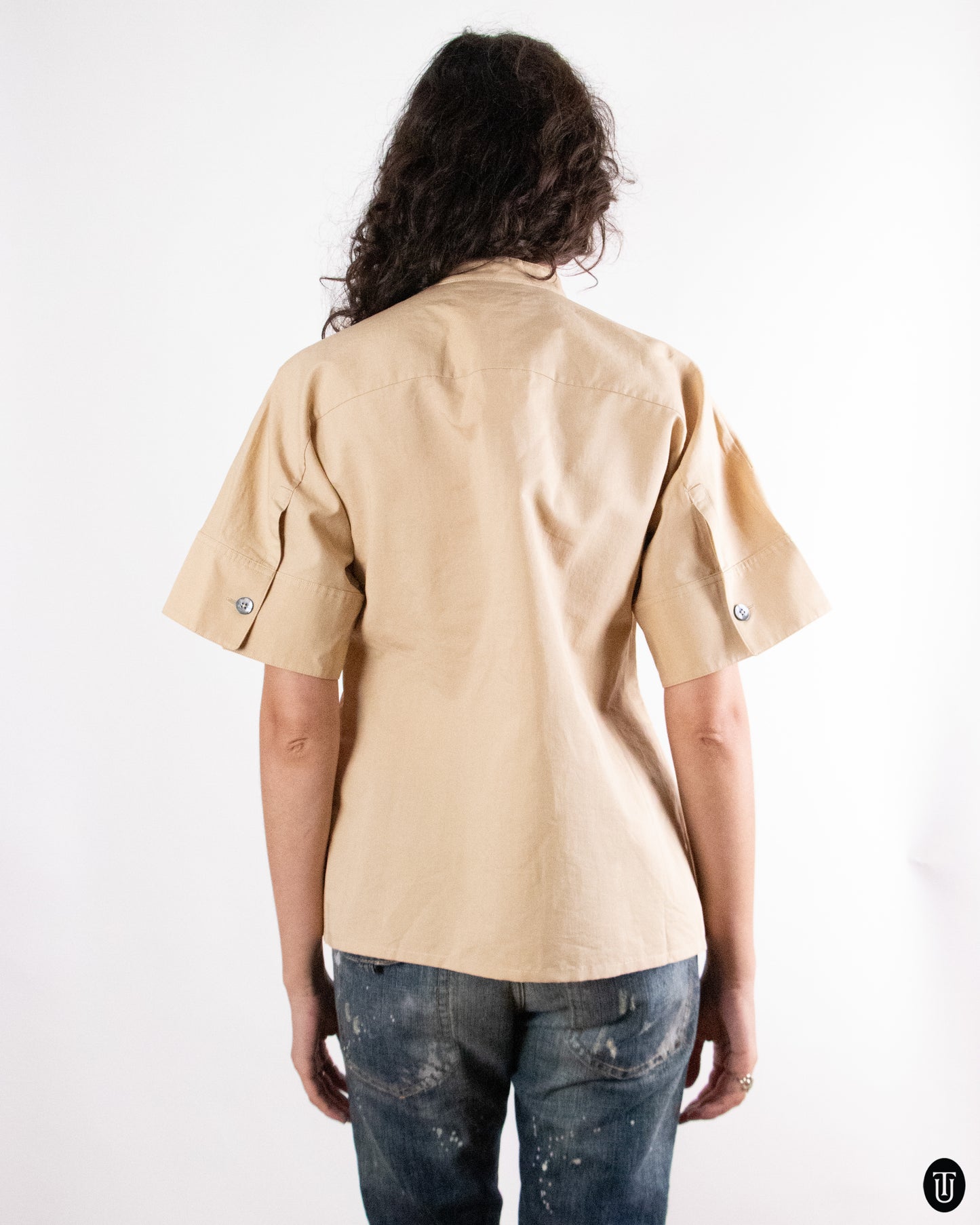 2000's Jil Sander Silk Cotton Top S