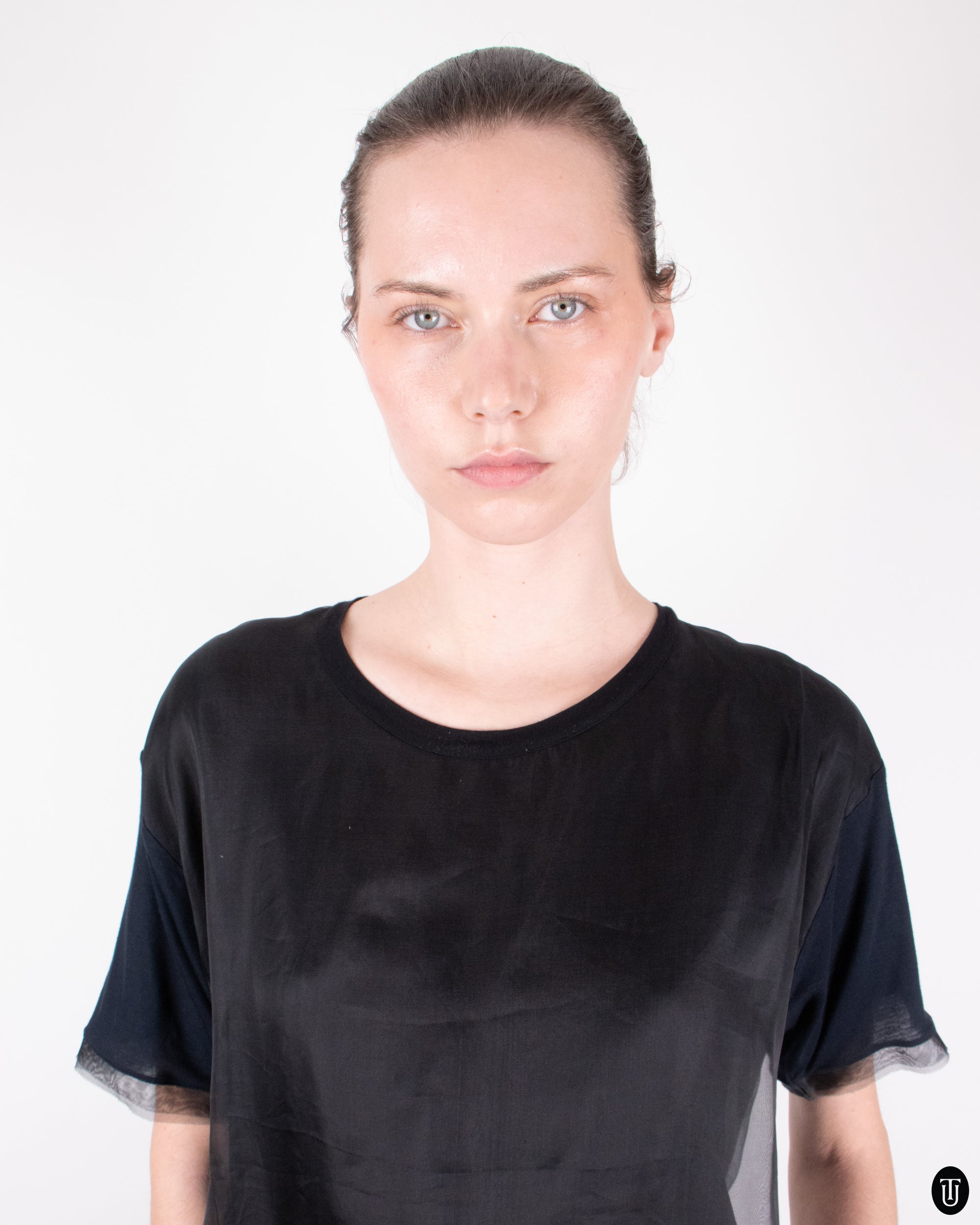 00s Lanvin Silk and Cotton T-shirt M