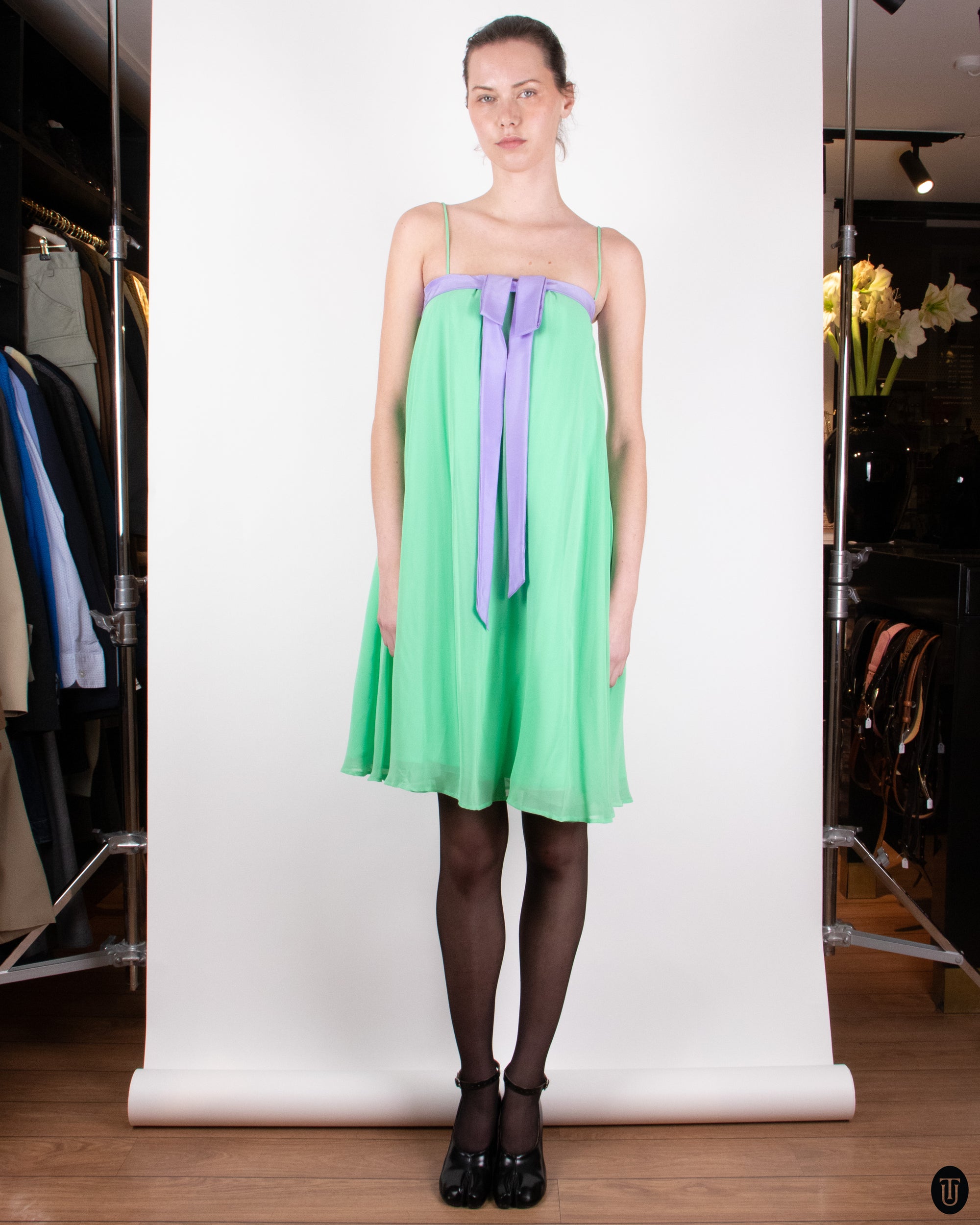 SS2008 Nikoline Liv Andersen Mint Green Babydoll Dress S