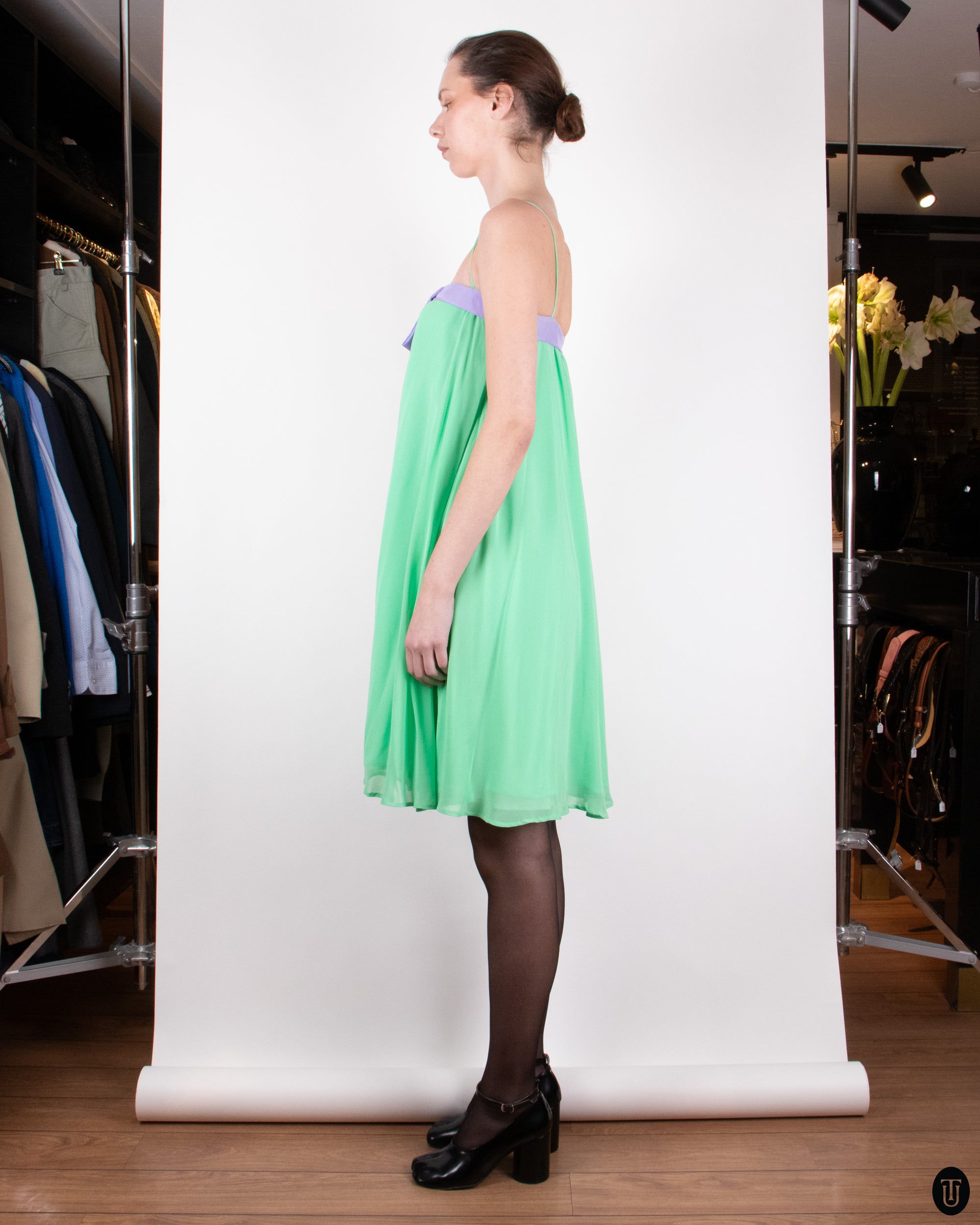 SS2008 Nikoline Liv Andersen Mint Green Babydoll Dress S