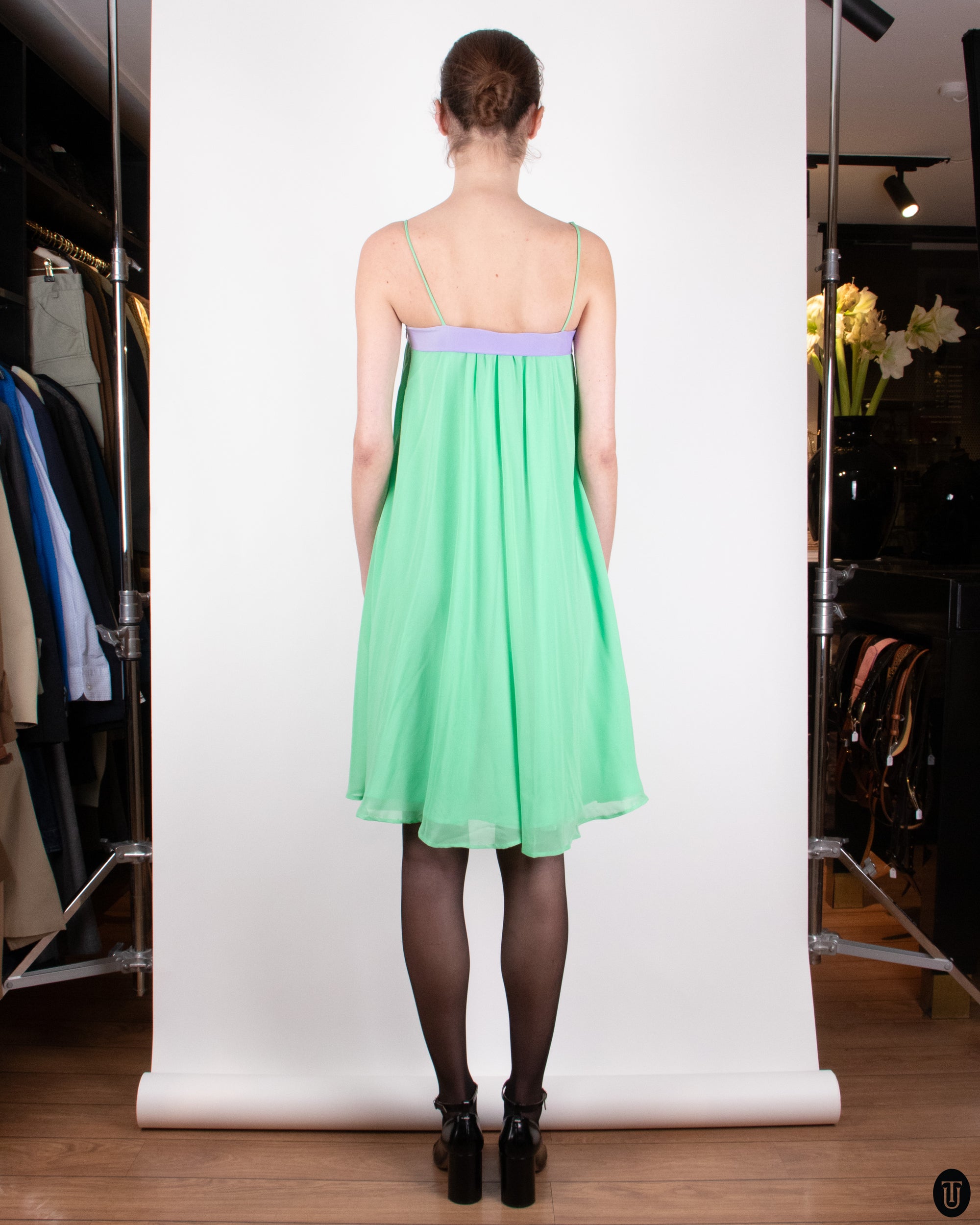 SS2008 Nikoline Liv Andersen Mint Green Babydoll Dress S