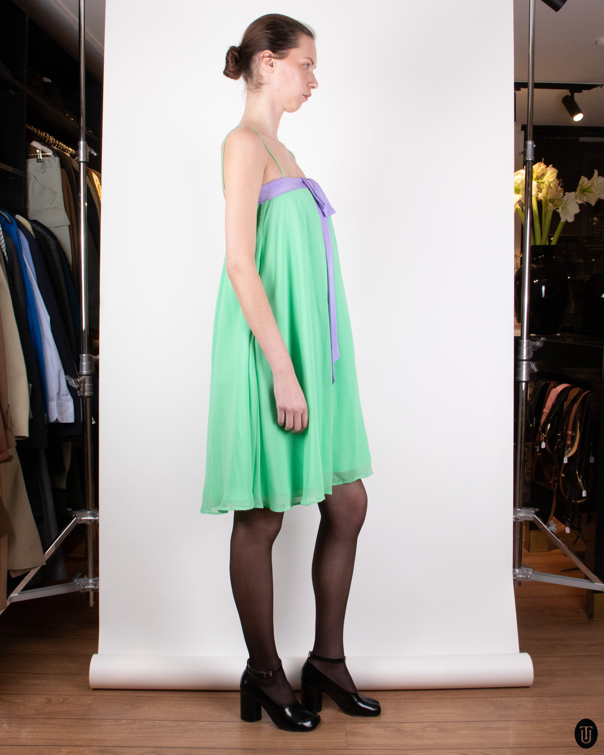 SS2008 Nikoline Liv Andersen Mint Green Babydoll Dress S