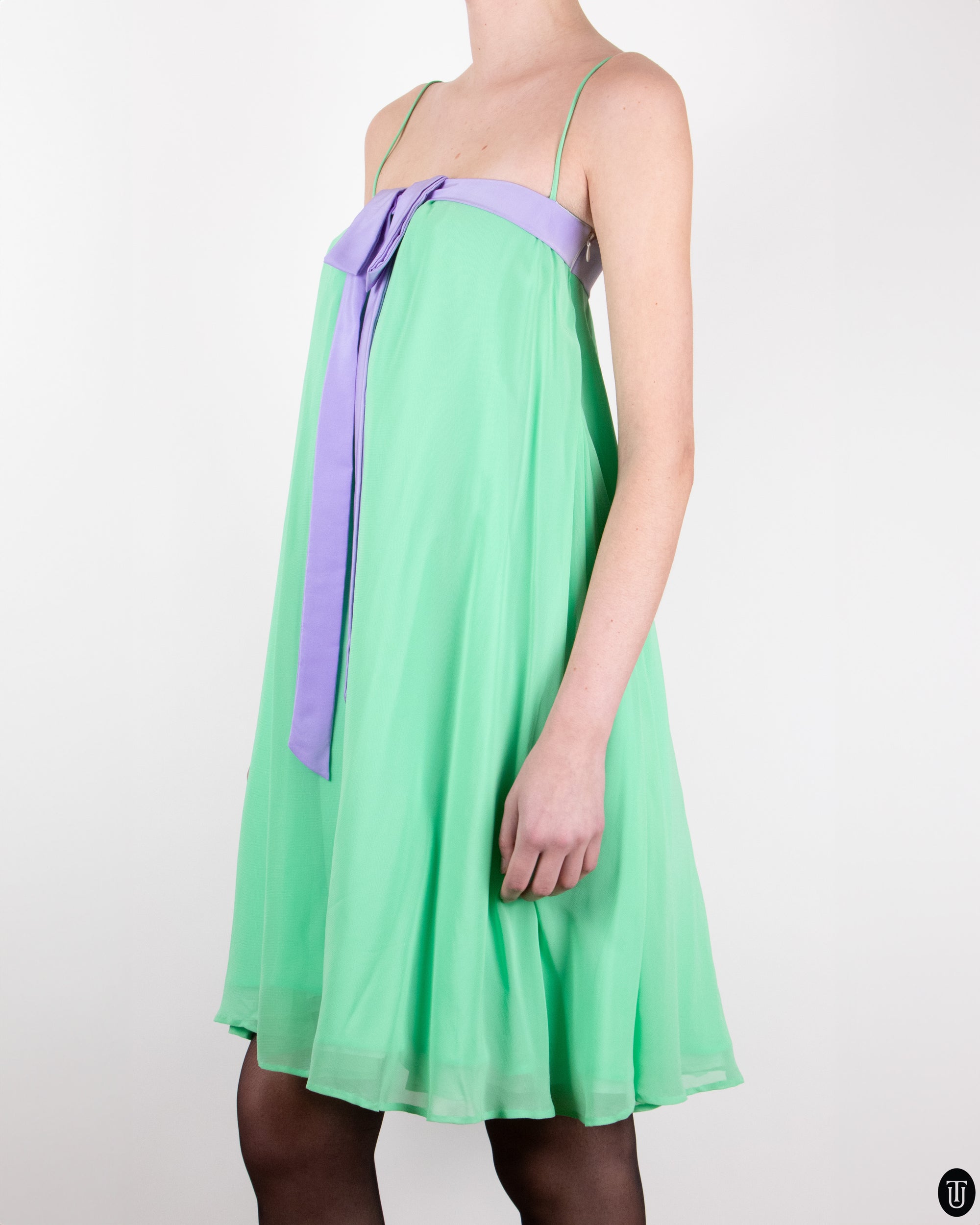 SS2008 Nikoline Liv Andersen Mint Green Babydoll Dress S