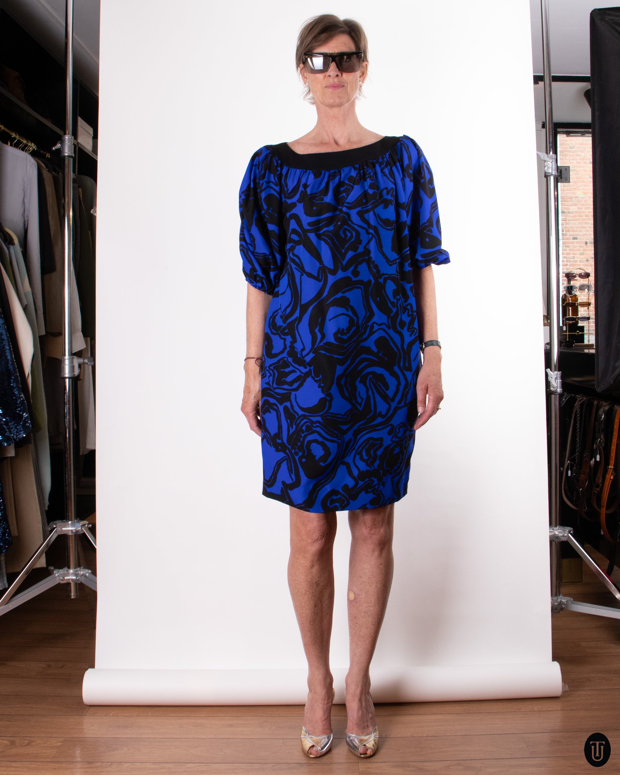 80's Yves Saint Laurent Sack Dress S