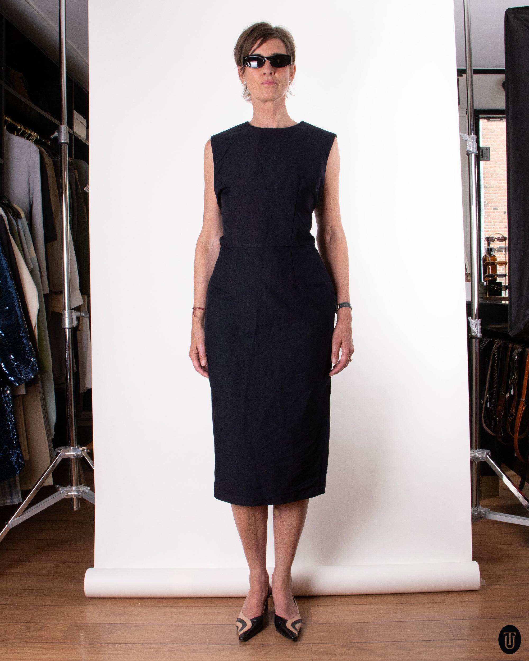 00's Comme Des Garçons Navy Dress M