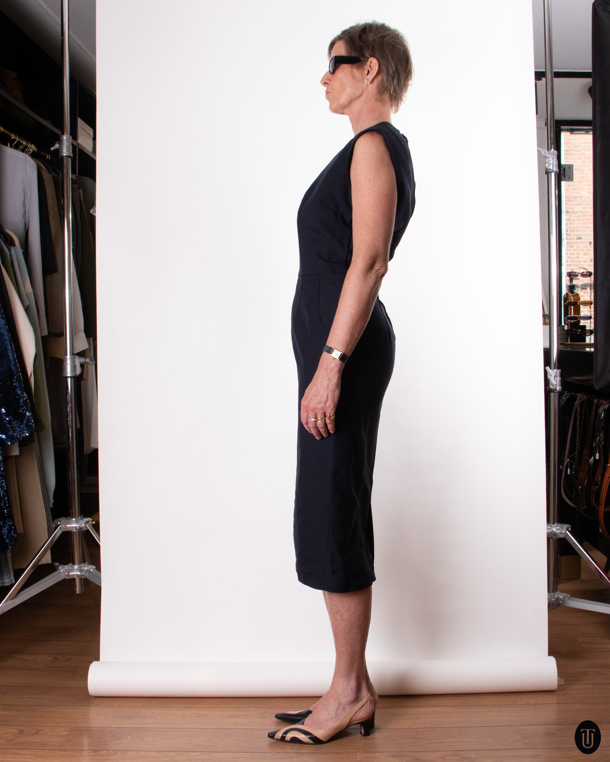 00's Comme Des Garçons Navy Dress M