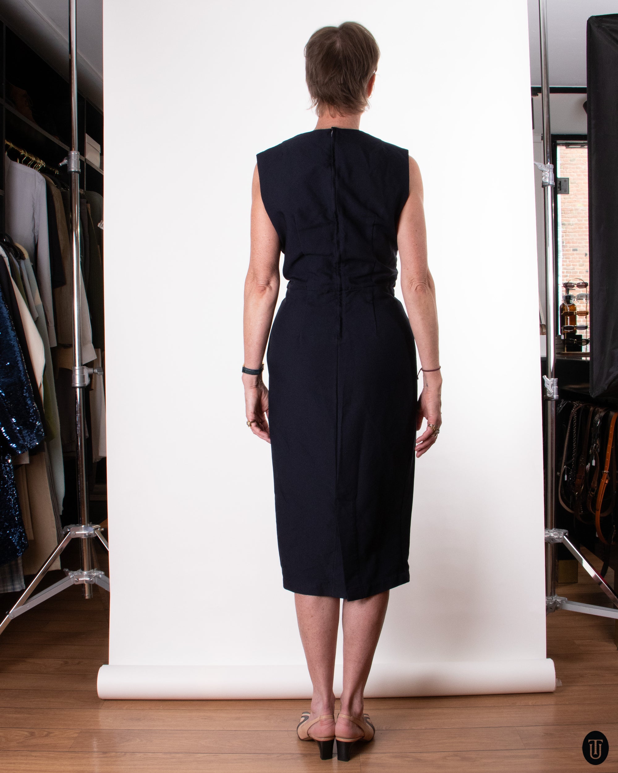 00's Comme Des Garçons Navy Dress M