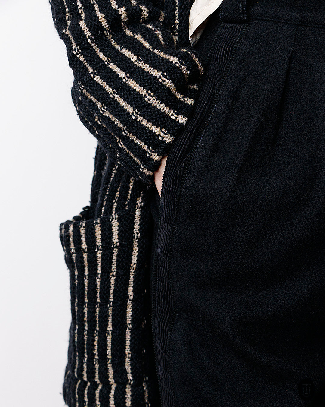 1970s Yves Saint Laurent Tricot Woollen Cardigan S