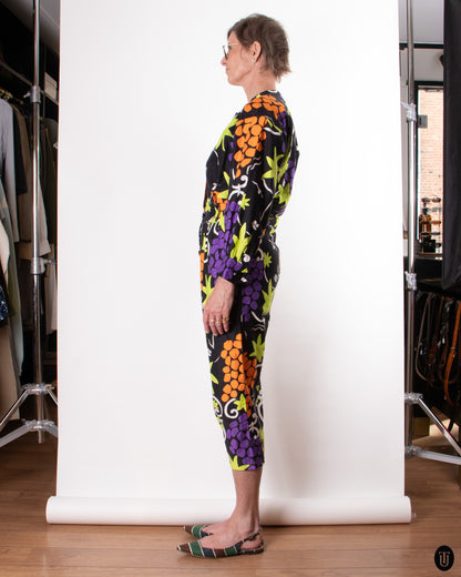 80's Yves Saint Laurent Cotton Jumpsuit M