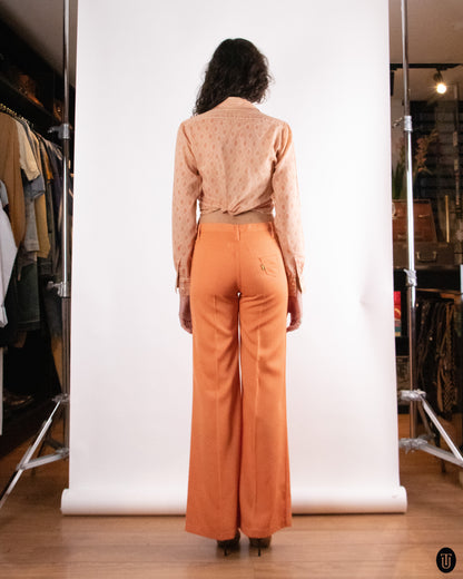 70's Levi Strauss & Co "Miss Levi's" Orange Trousers S
