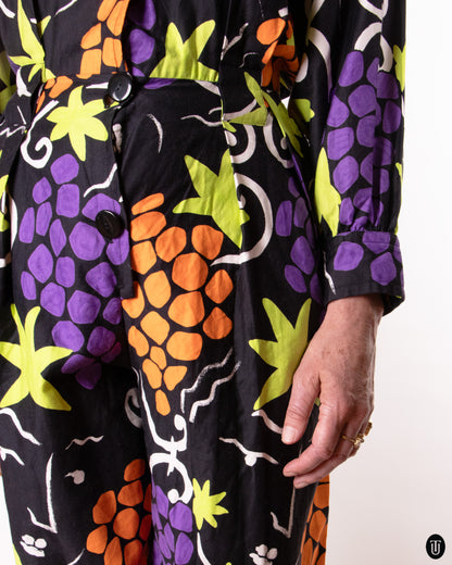 80's Yves Saint Laurent Cotton Jumpsuit M