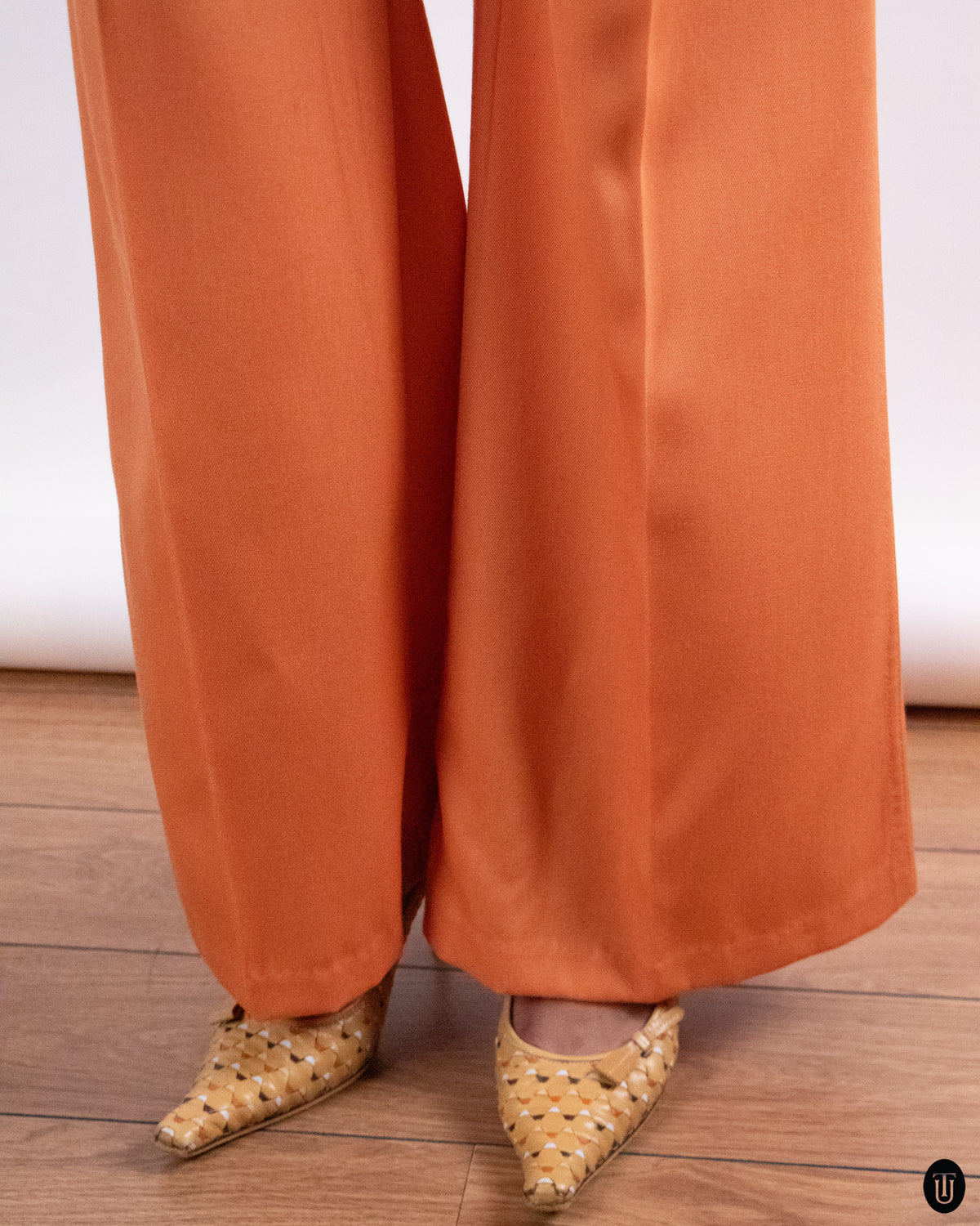 70's Levi Strauss & Co "Miss Levi's" Orange Trousers S