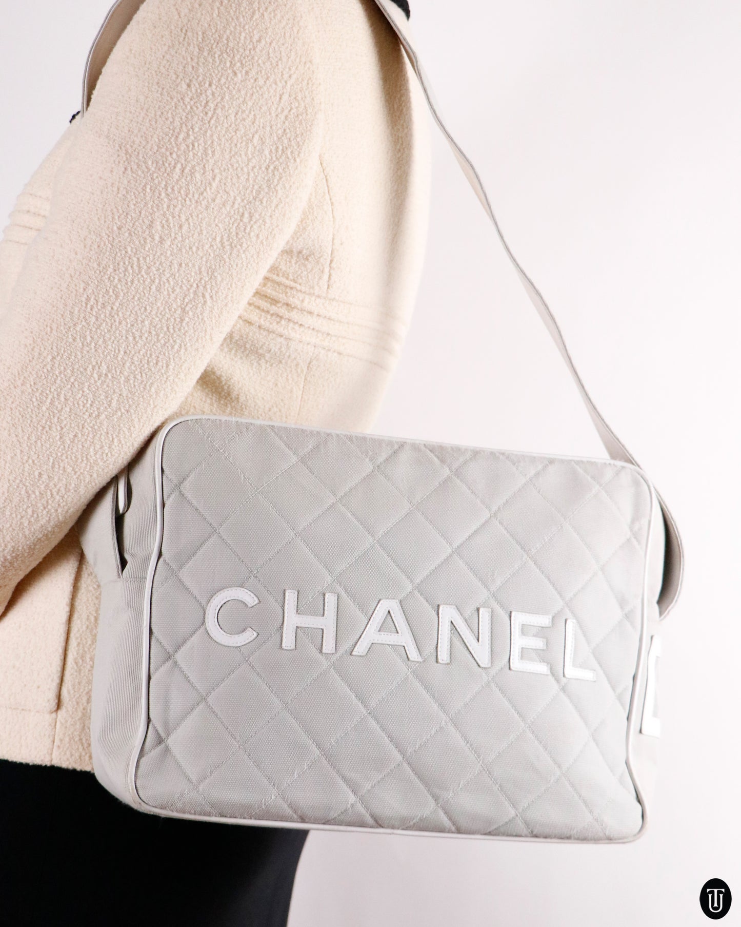 00's Chanel CC Sports Line Cross Body Bag