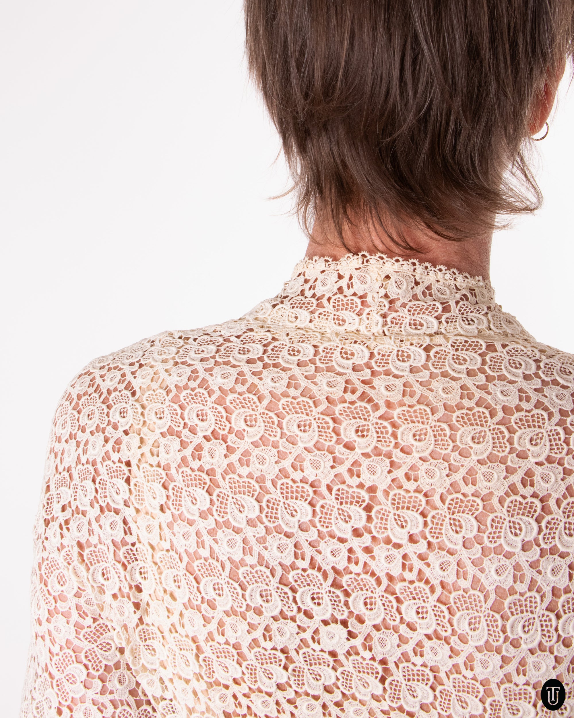 1930's Lace Dress XS
