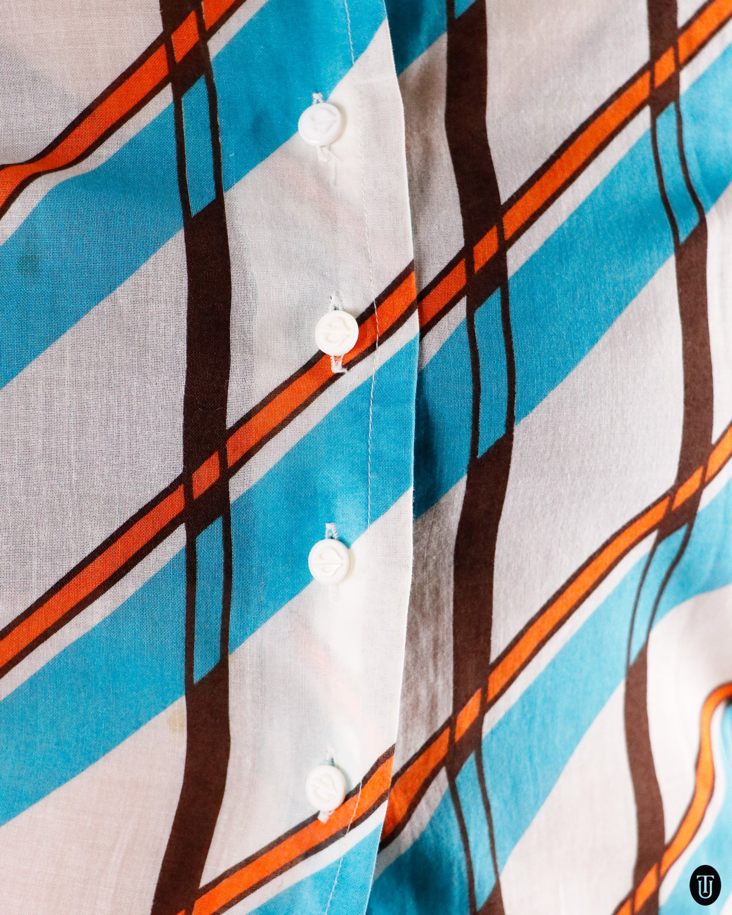 70's Christian Dior Cotton Shirt S