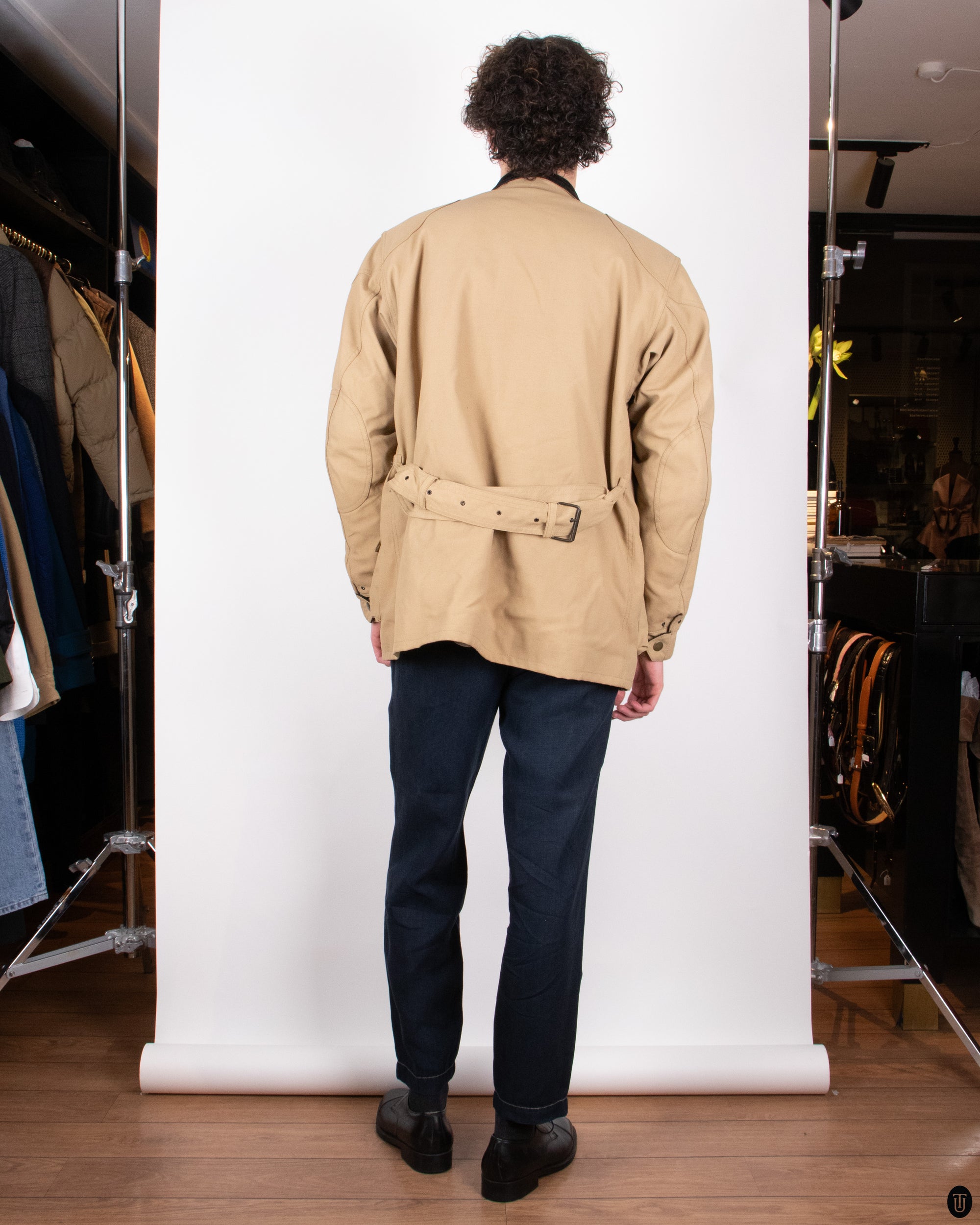 90s Belstaff Canvas Moto Jacket L