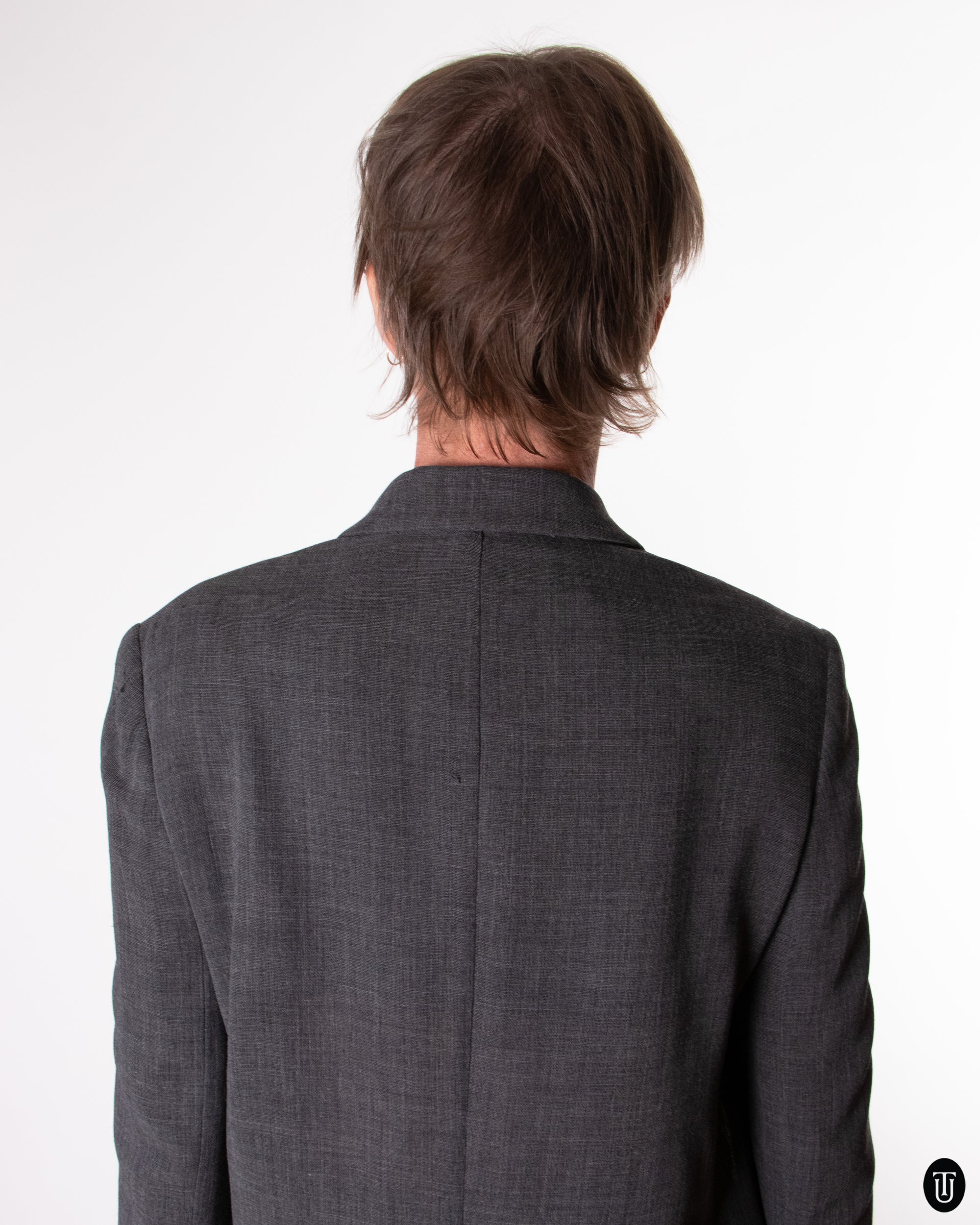 1990's Helmut Lang Charcoal Suit S