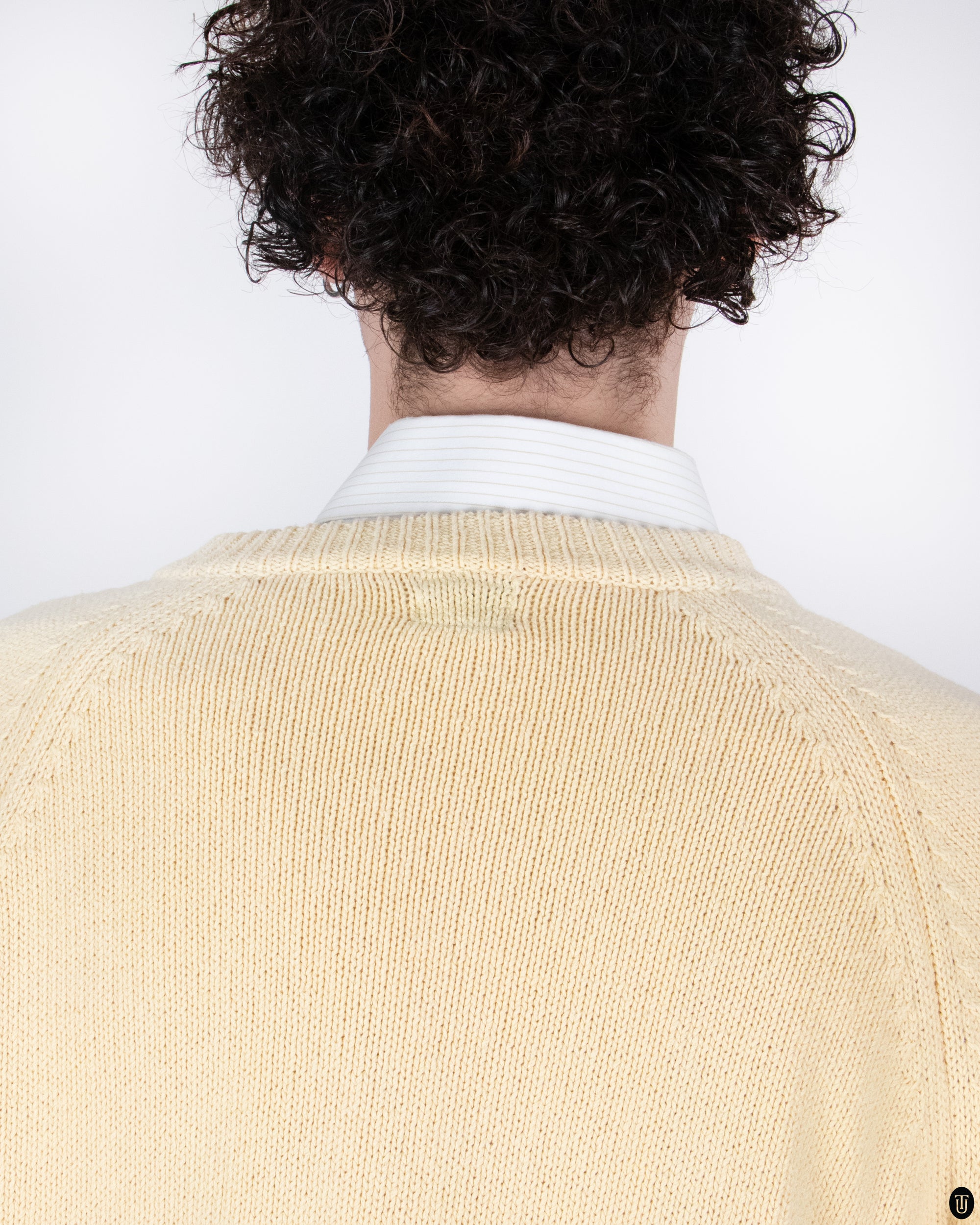 90's CP Company Banana Yellow Knit  L