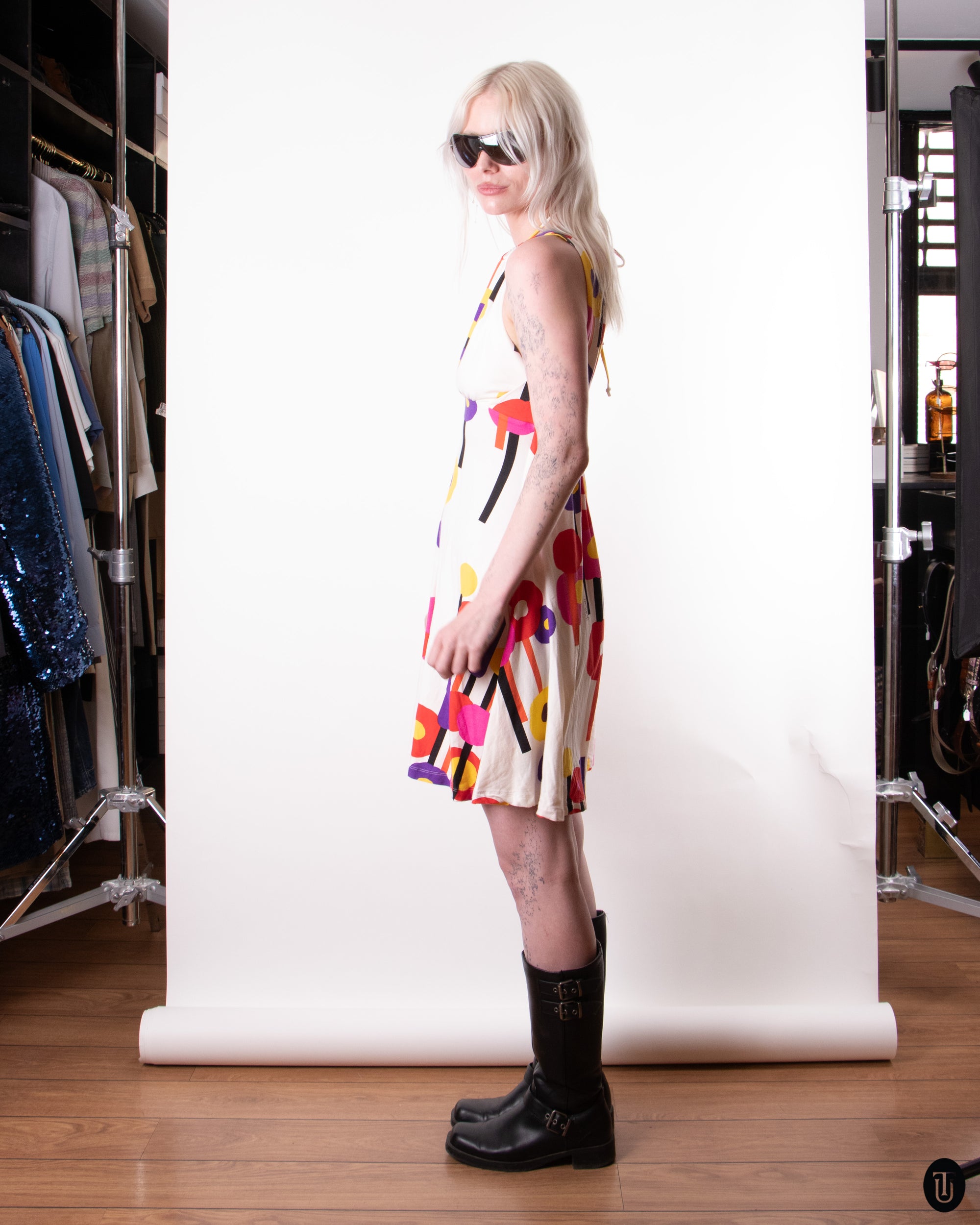 00's Just Cavalli Jersey Dress M