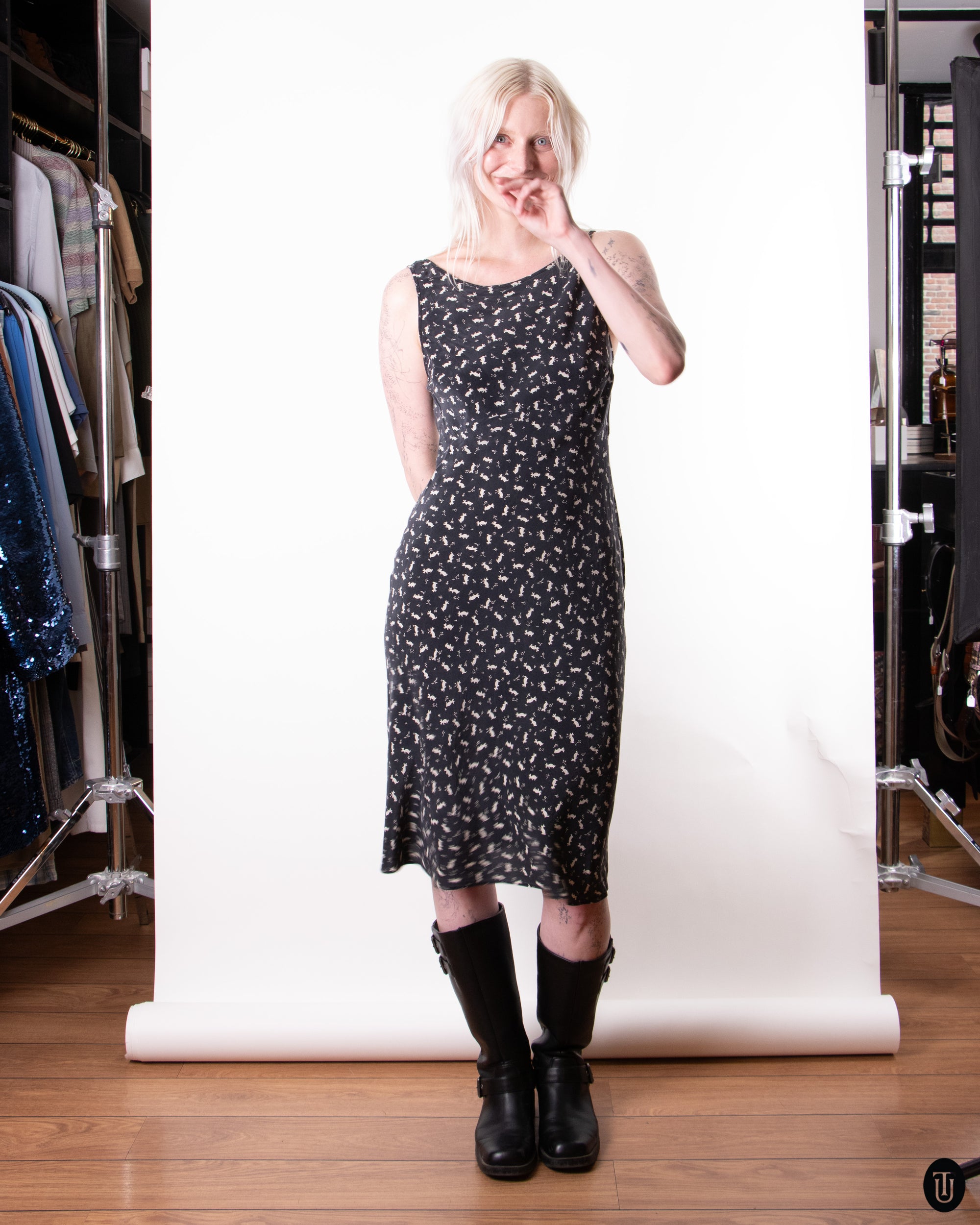 90's Aspesi Silk Dress M