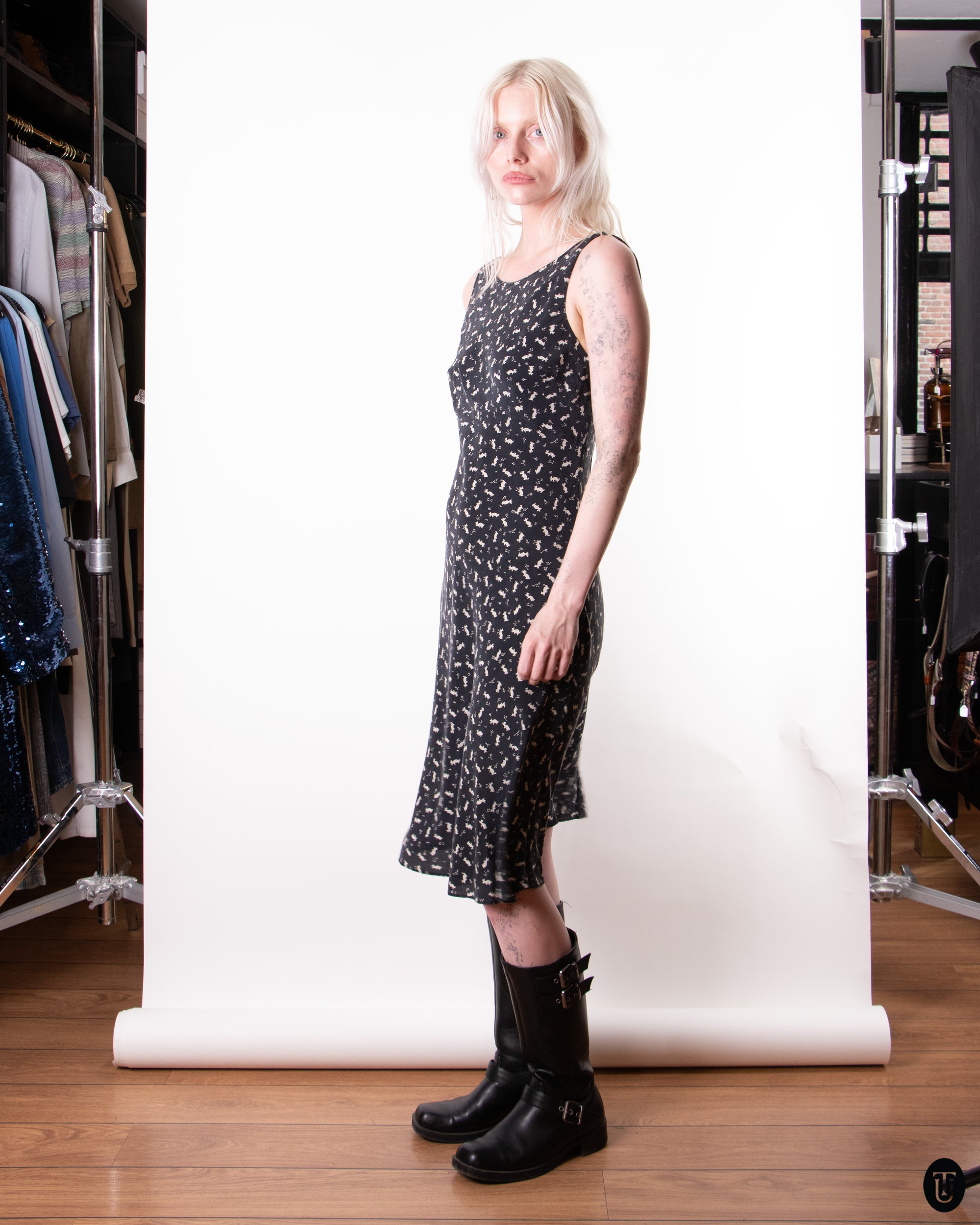90's Aspesi Silk Dress M