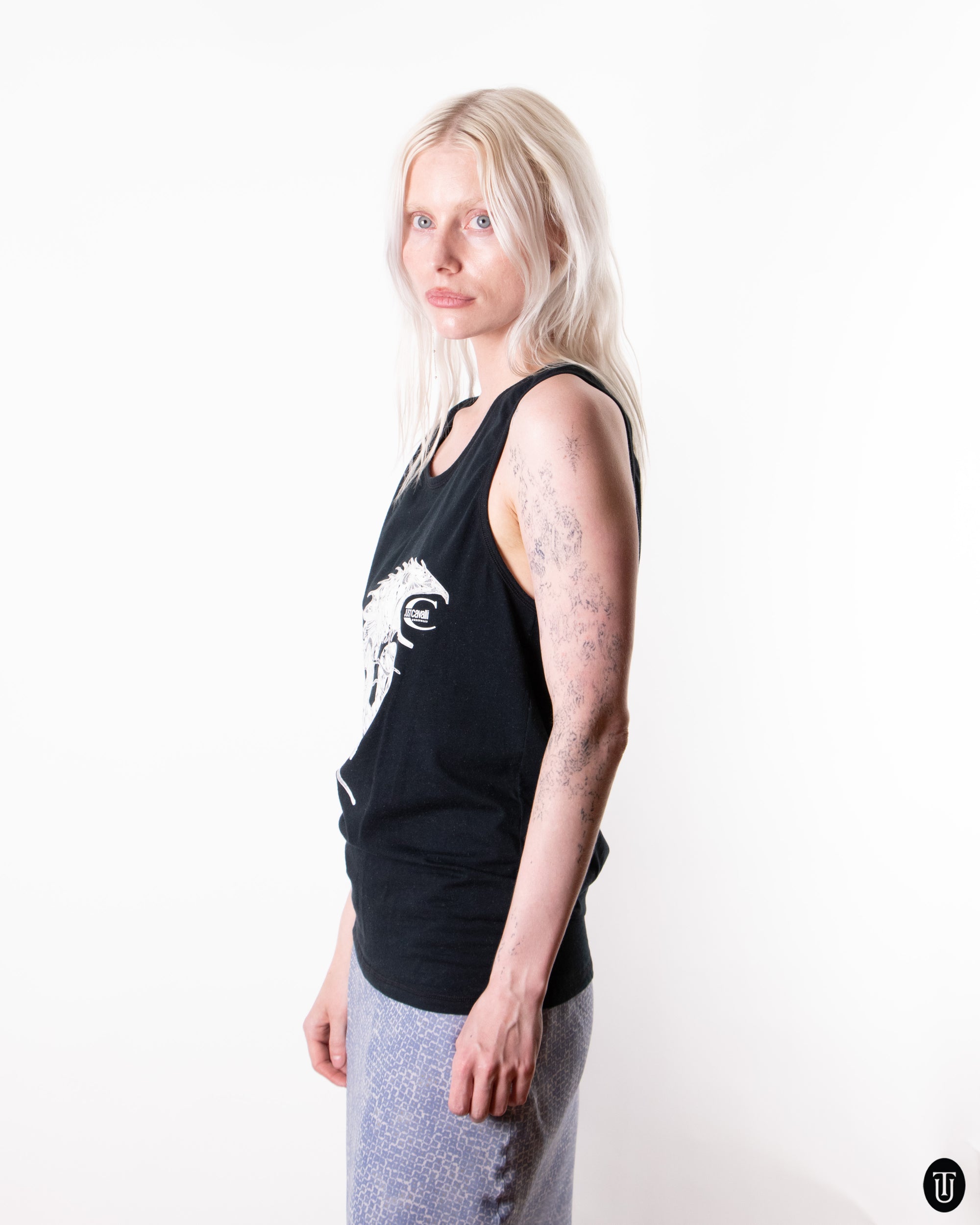 90's Just Cavalli Cotton Muscle T XL