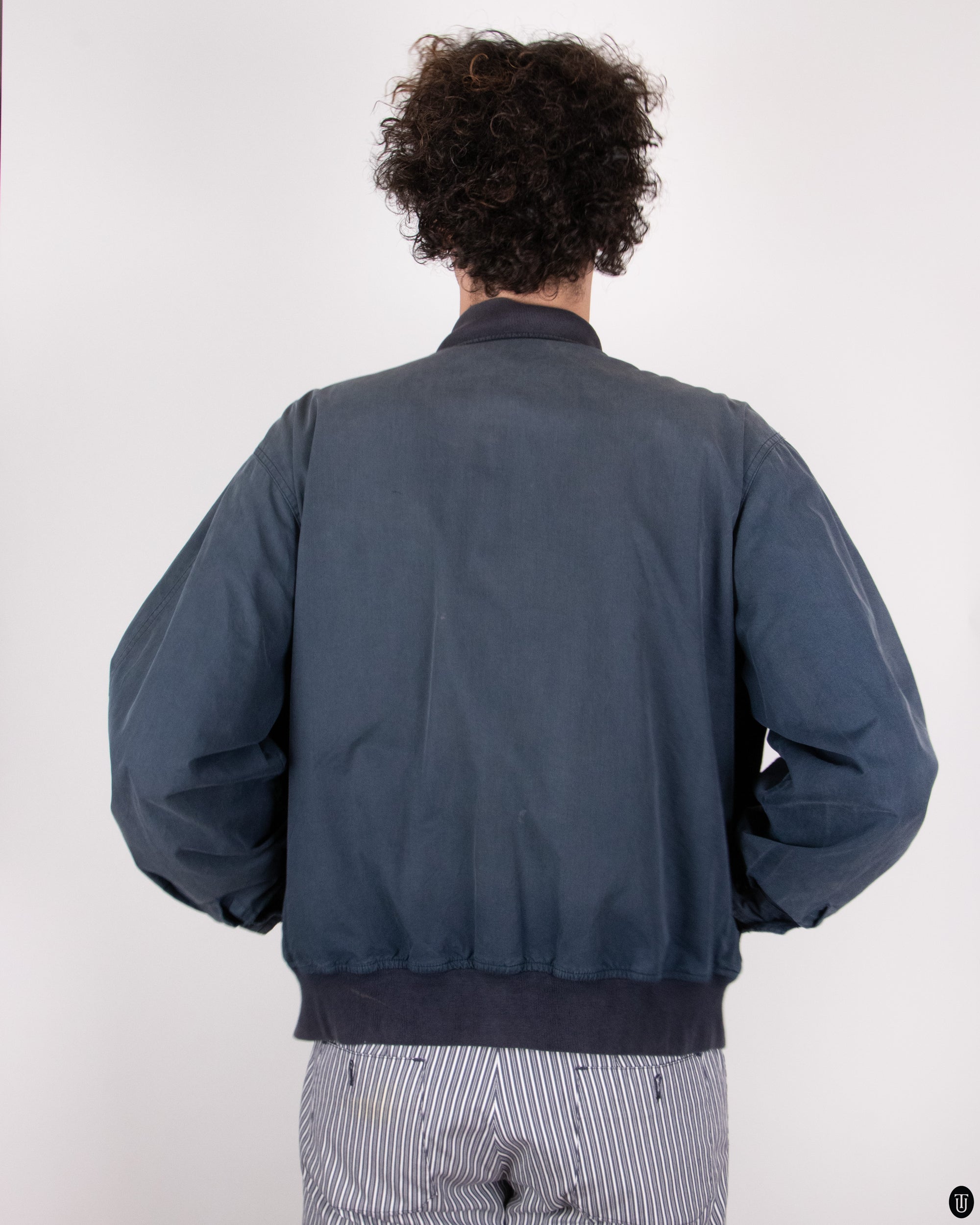 90's Burberry Light Weight Bomber Jacket M