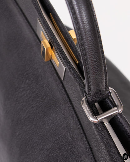 00's Fendi Peekaboo Leather Briefcase