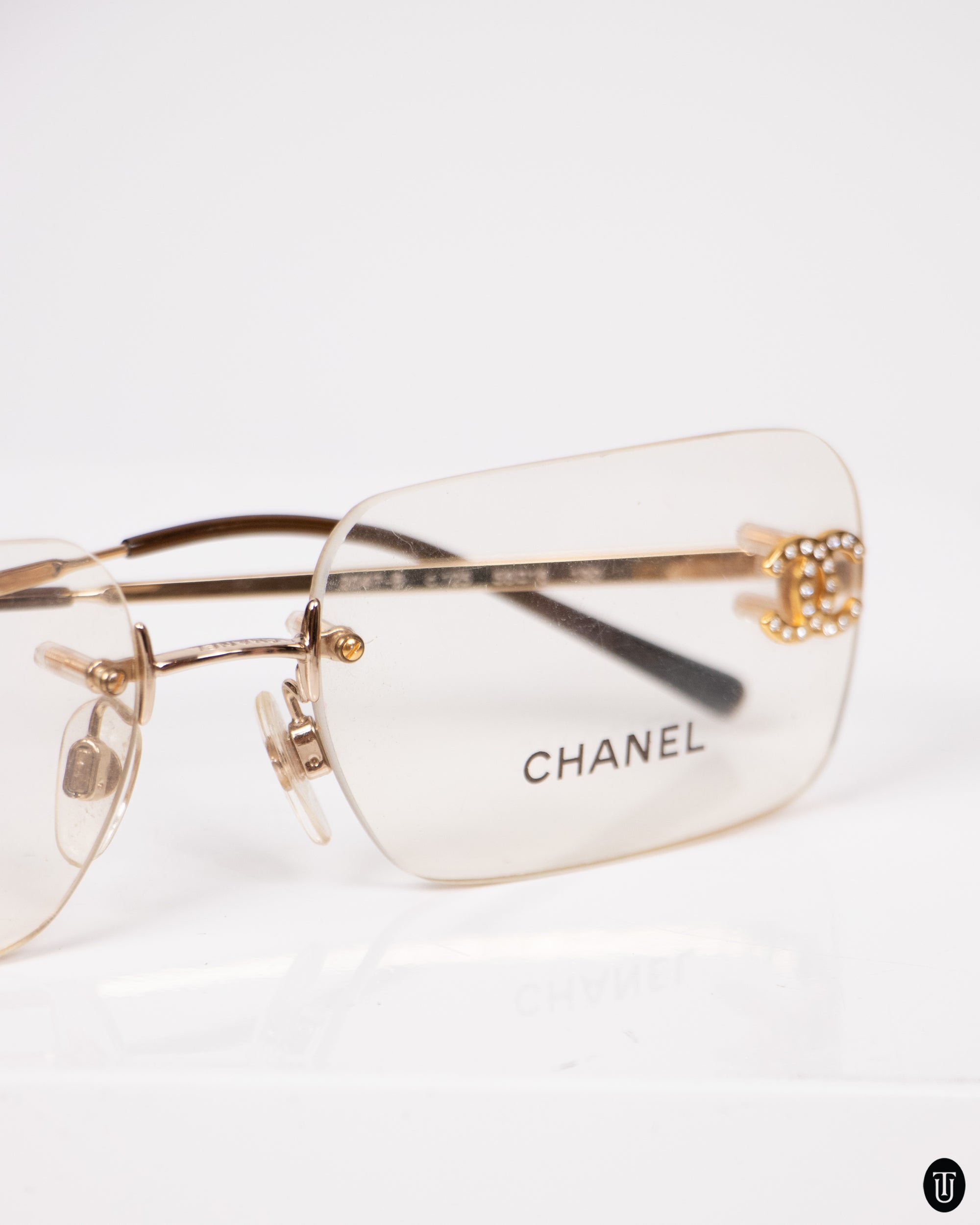 00's Chanel Clear Glasses
