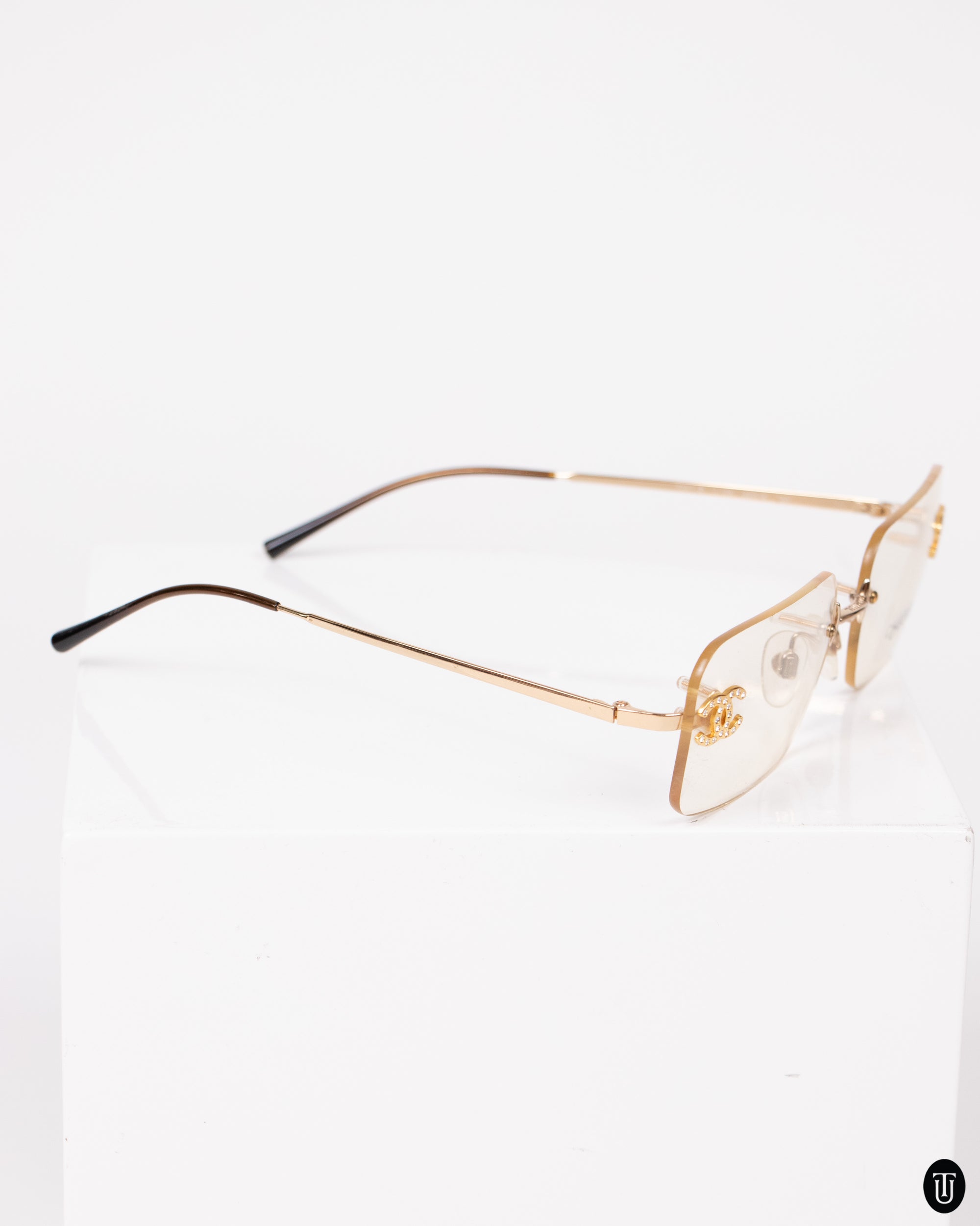 00's Chanel Clear Glasses