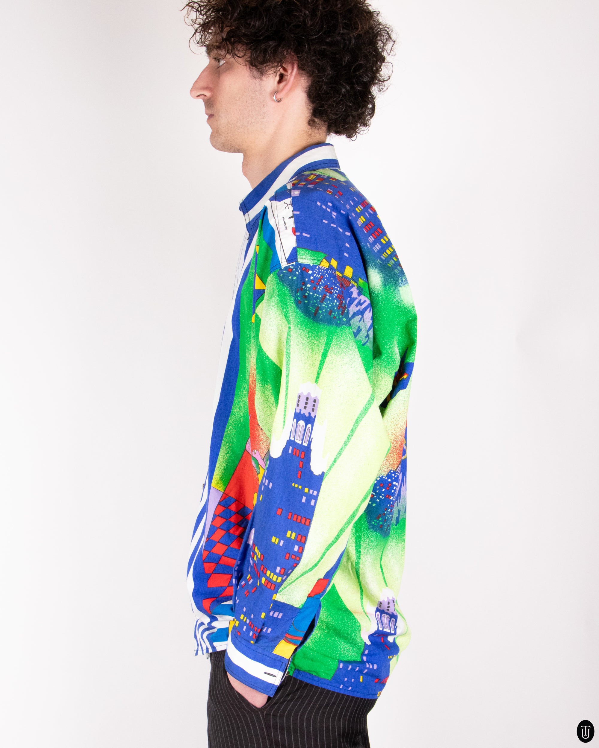 90s Versace Jeans Couture Shirt M