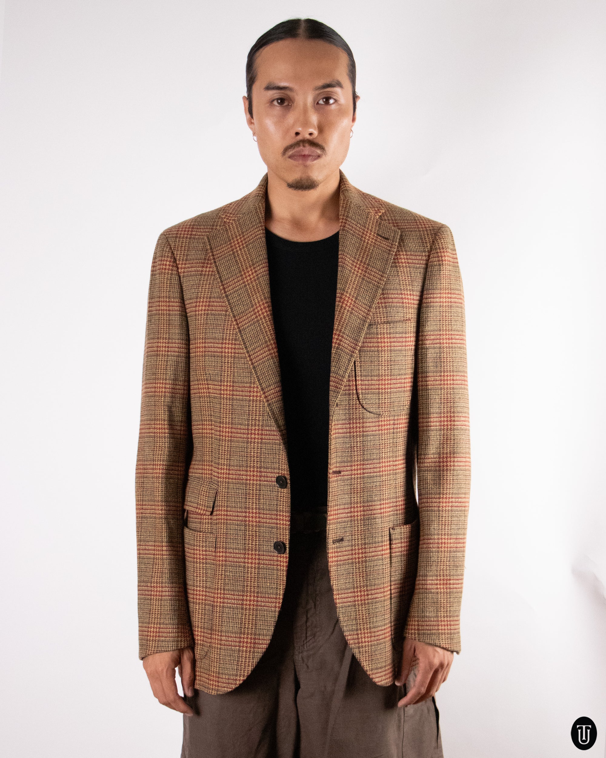 70's Italian Vintage Loro Piana Wool Blazer M
