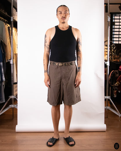 00's YSL Cotton Cargo Shorts L