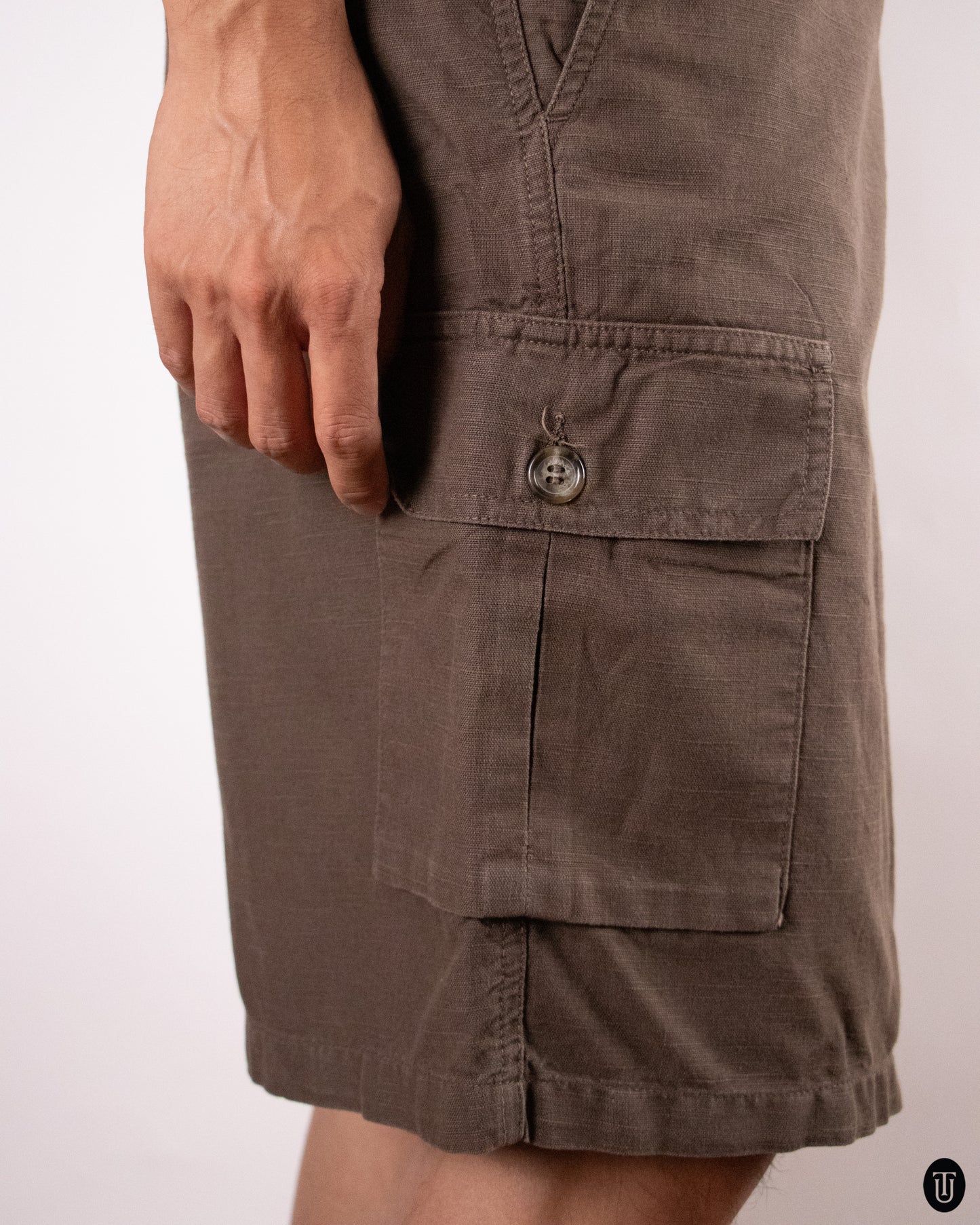 00's YSL Cotton Cargo Shorts L