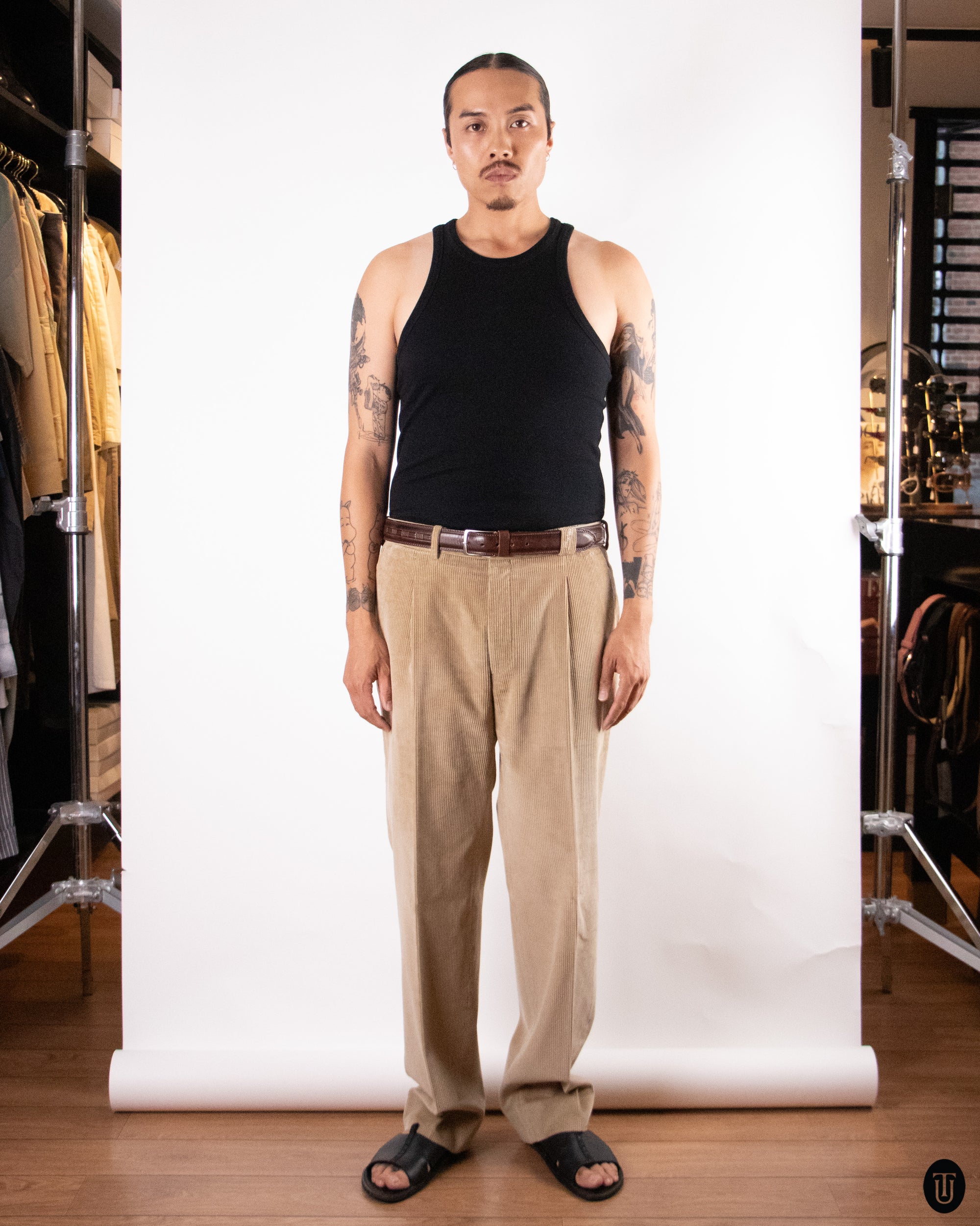 1990's Burberry Corduroy pants M