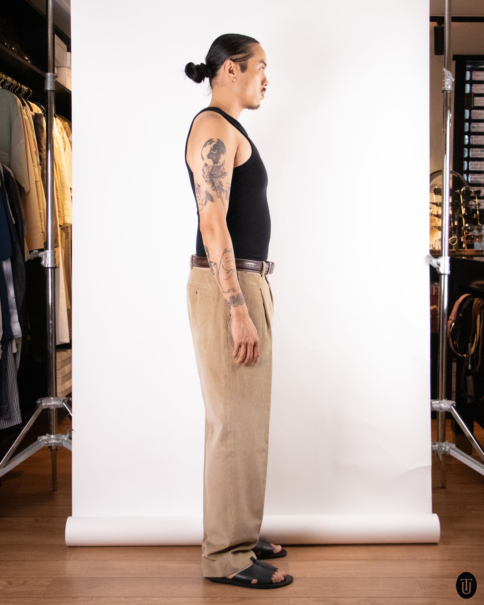 1990's Burberry Corduroy pants M