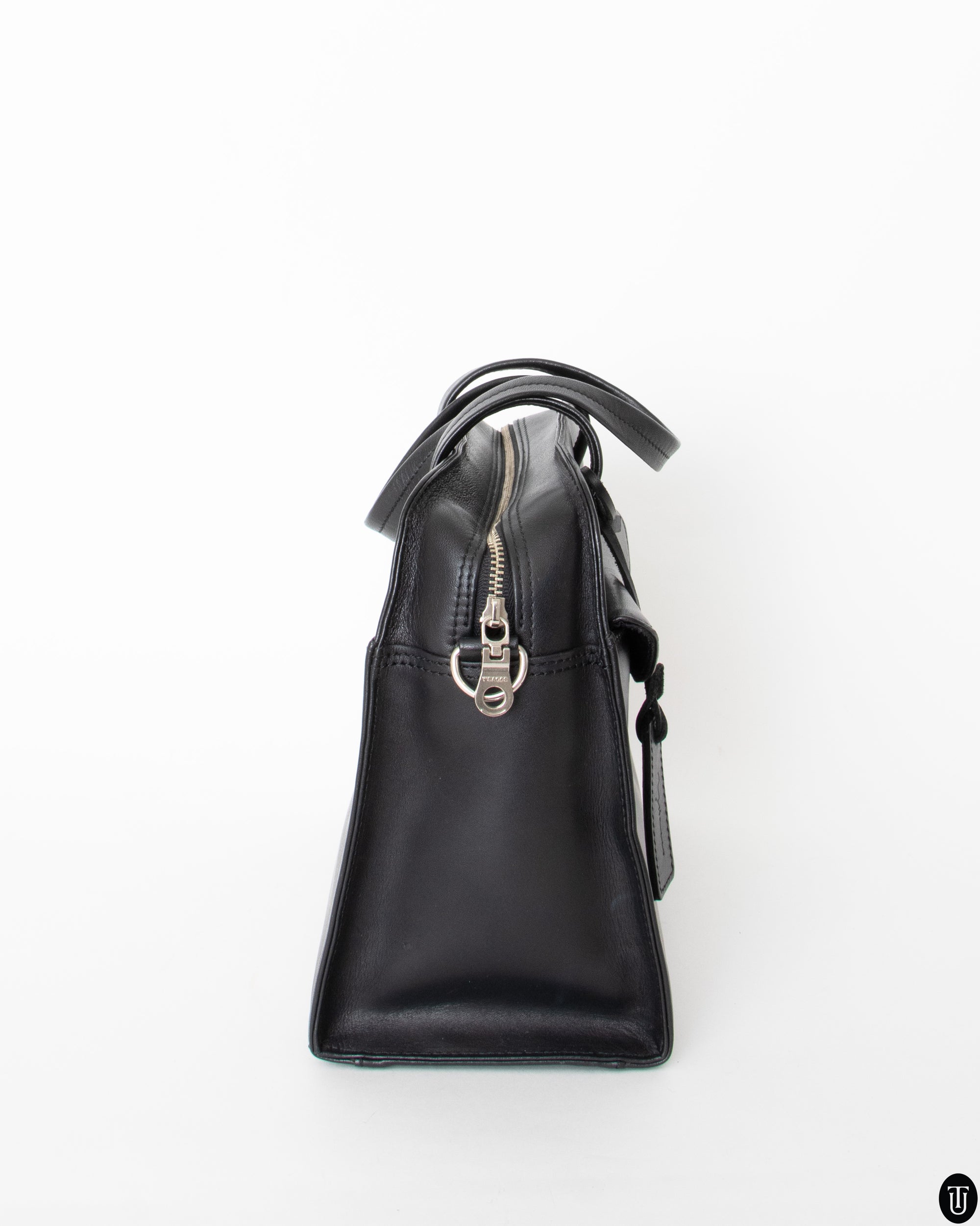 00s Y´saccs Black Leather Handbag