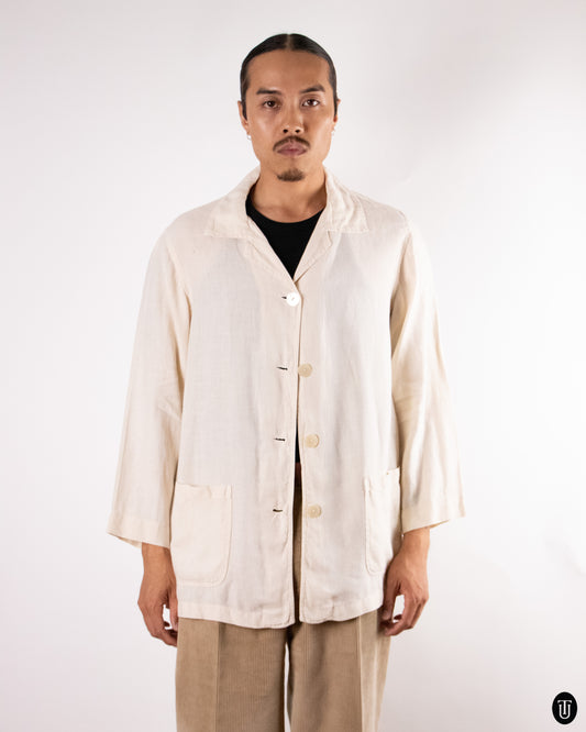 00's Cerutti Jeans Linen Blazer M