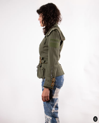 00's Christian Dior John Galliano Military Jacket M