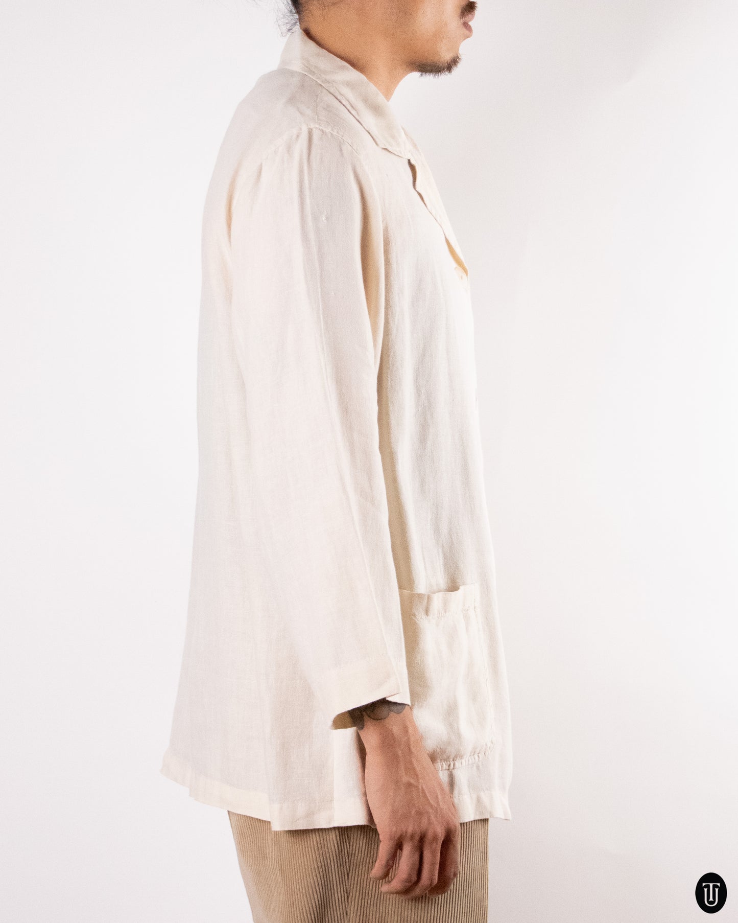 00's Cerutti Jeans Linen Blazer M