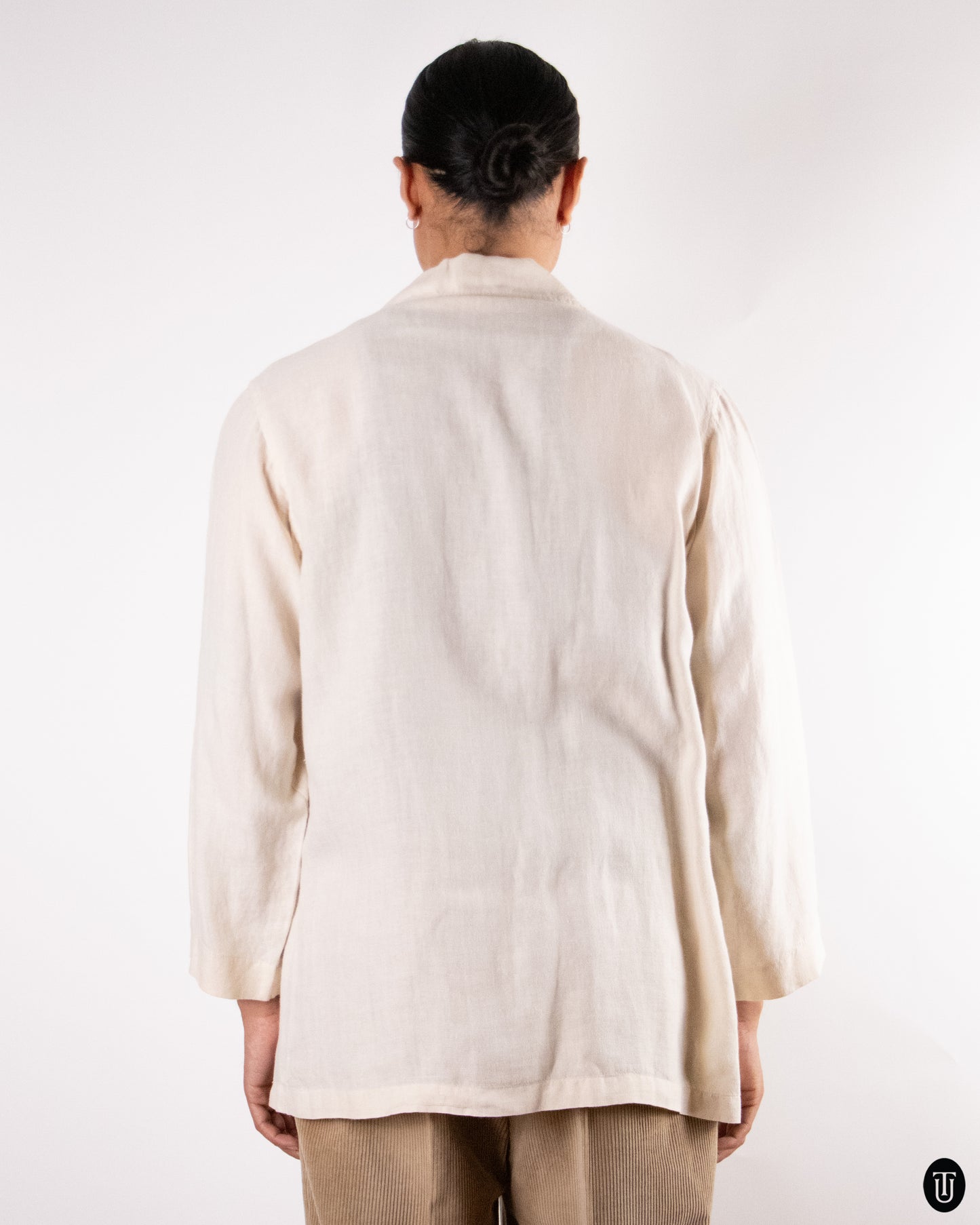 00's Cerutti Jeans Linen Blazer M