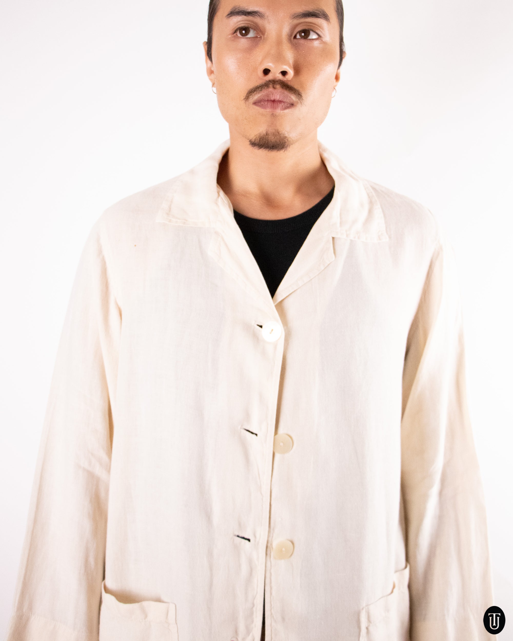 00's Cerutti Jeans Linen Blazer M