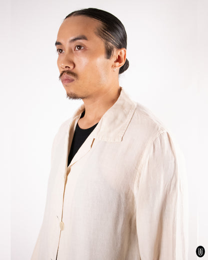 00's Cerutti Jeans Linen Blazer M