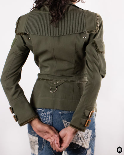 00's Christian Dior John Galliano Military Jacket M