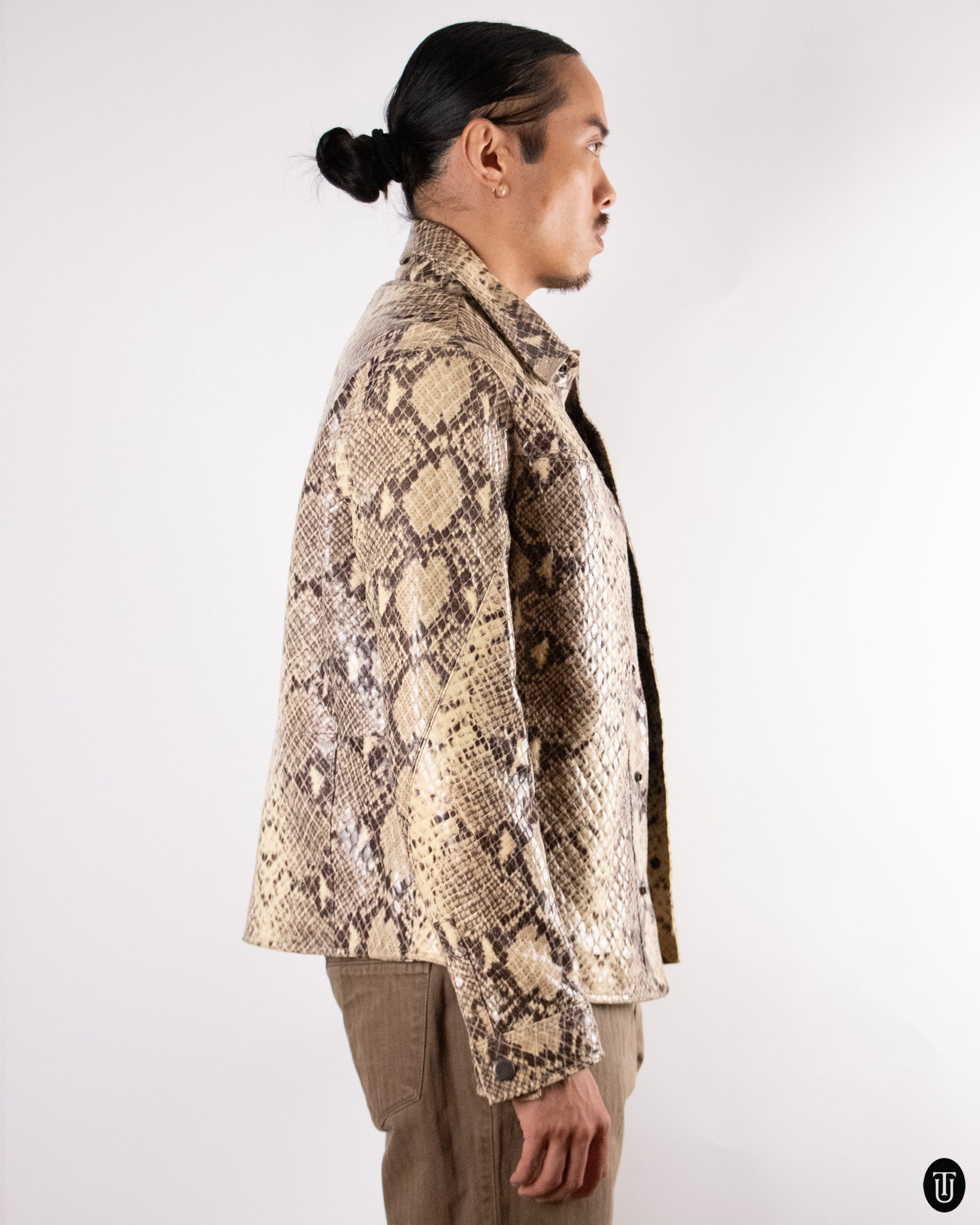 00's Lagerfeld Leather Jacket M
