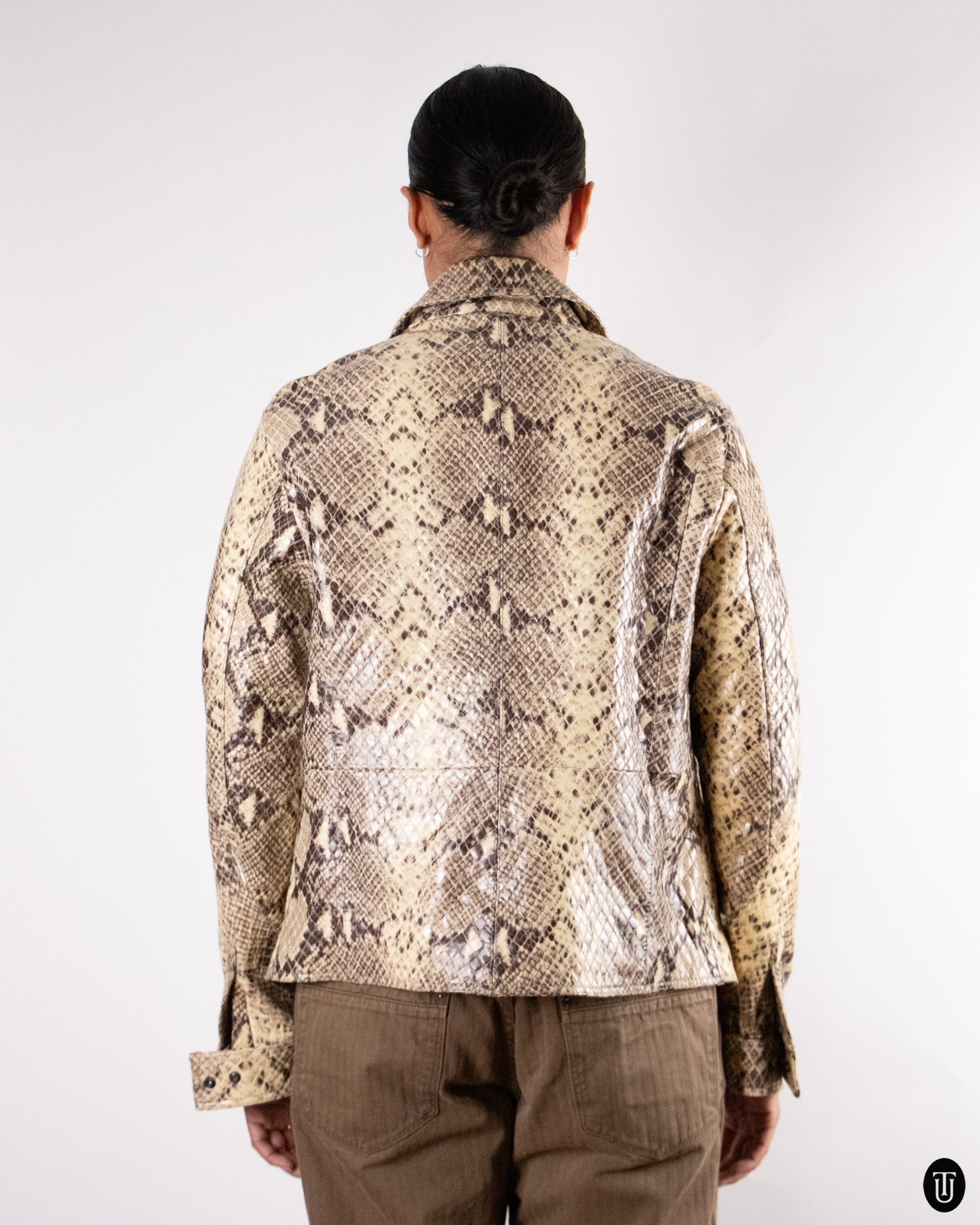 00's Lagerfeld Leather Jacket M