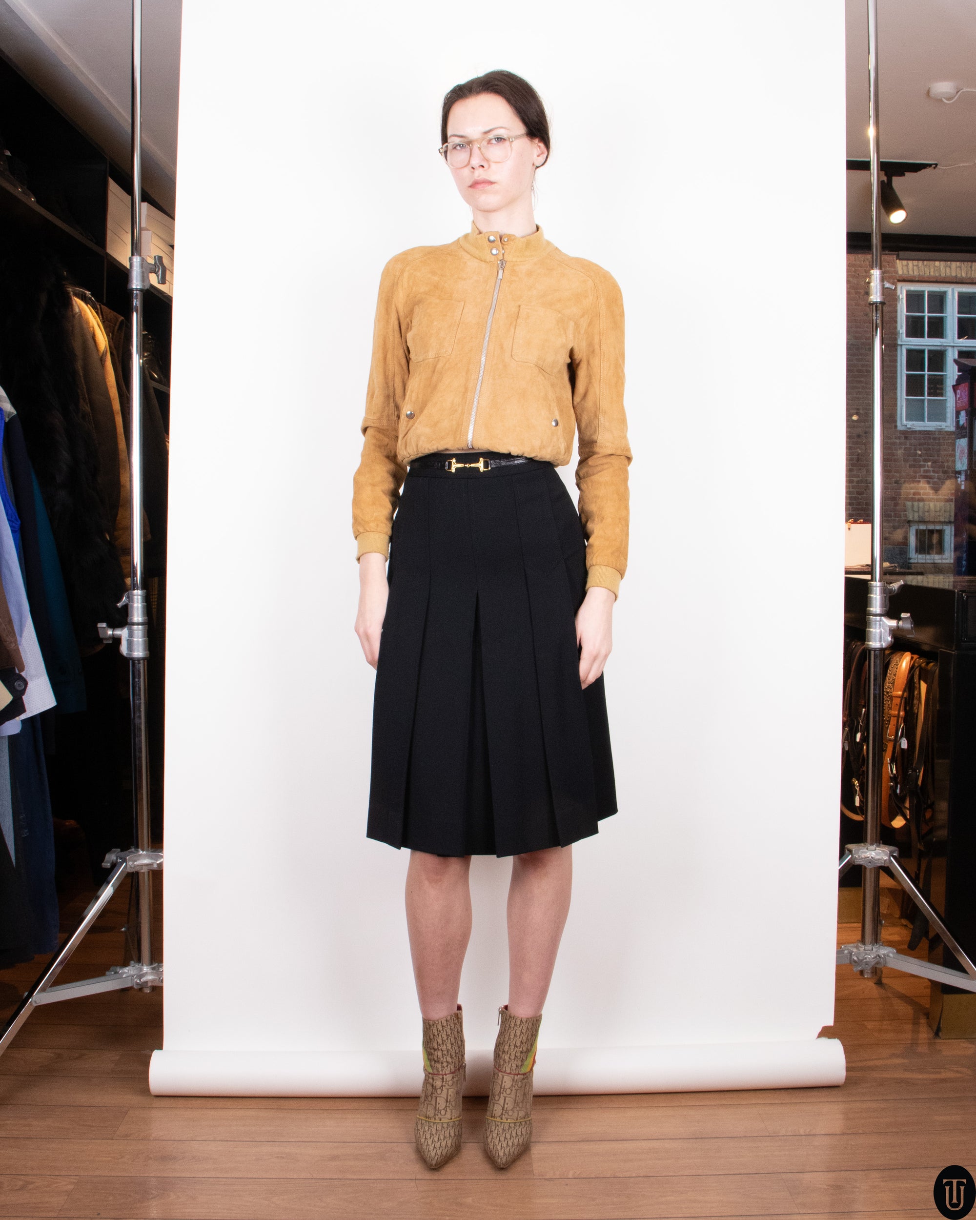 70's Celine Midi Skirt S