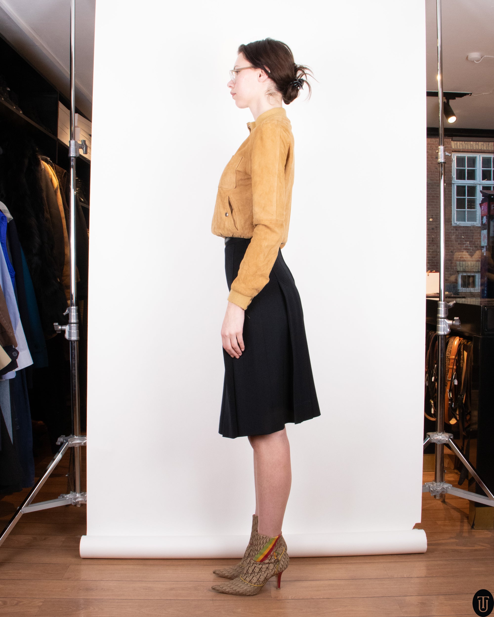 70's Celine Midi Skirt S