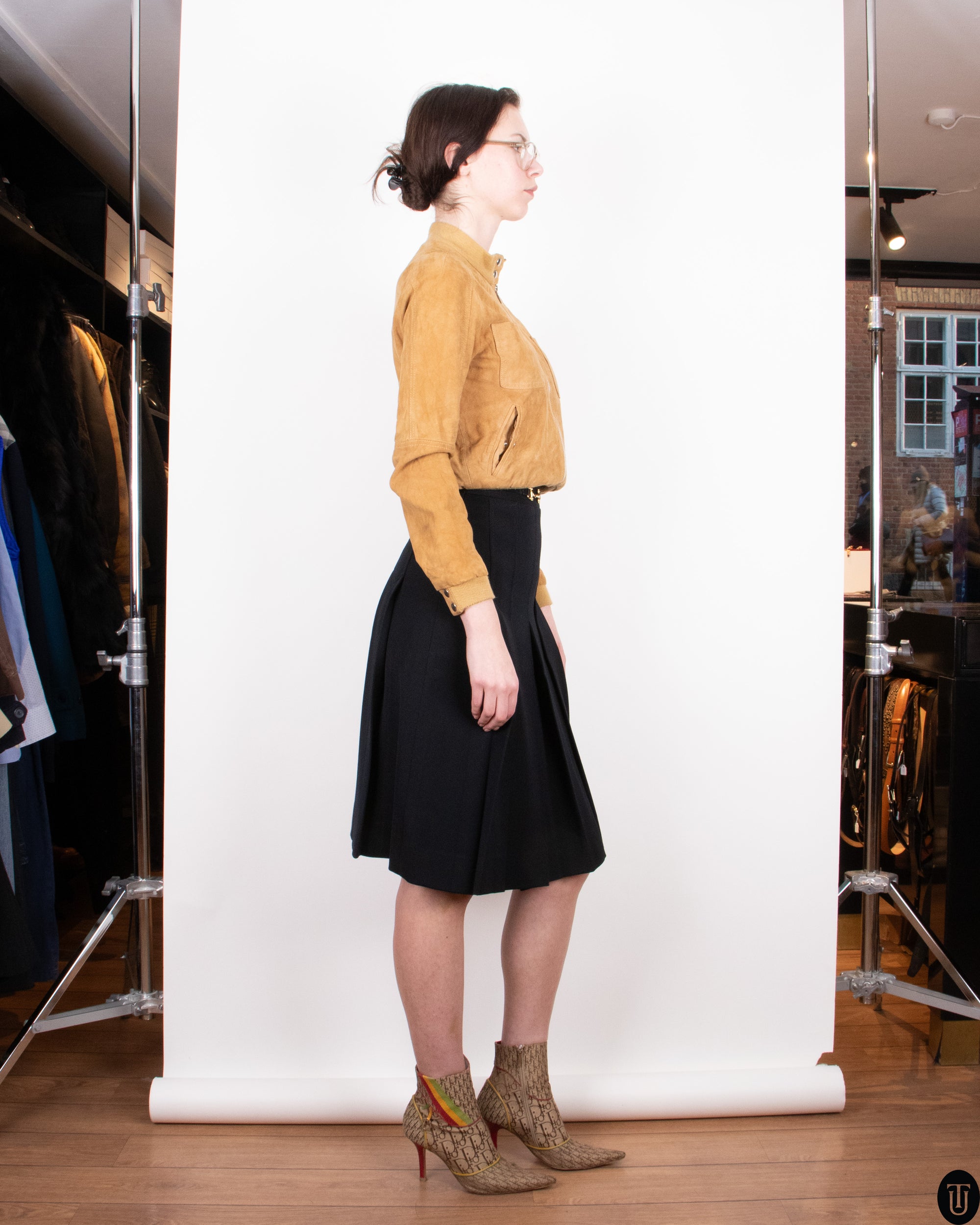 70's Celine Midi Skirt S