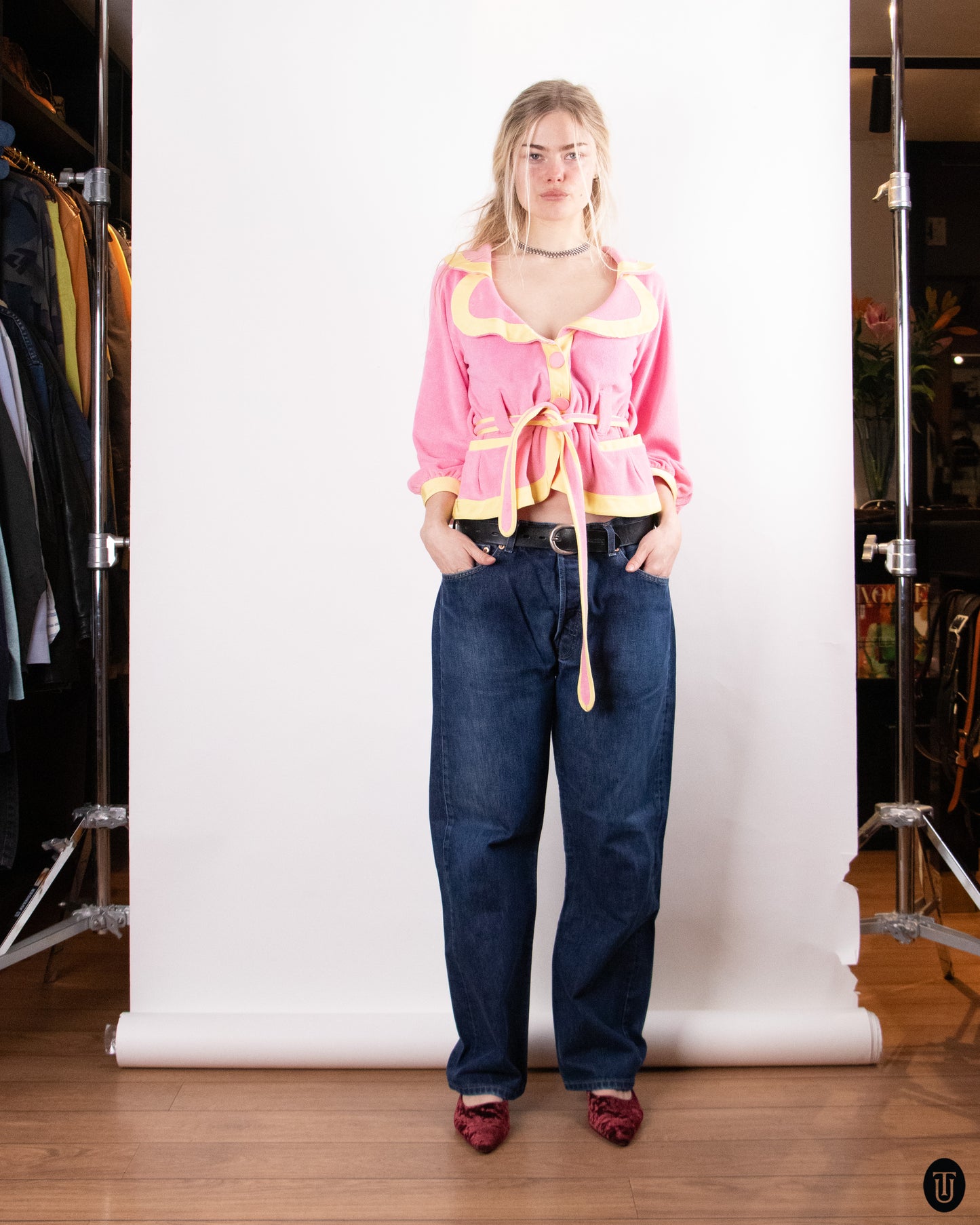 90's Fornarina Cotton Blend "Barbie" Top M